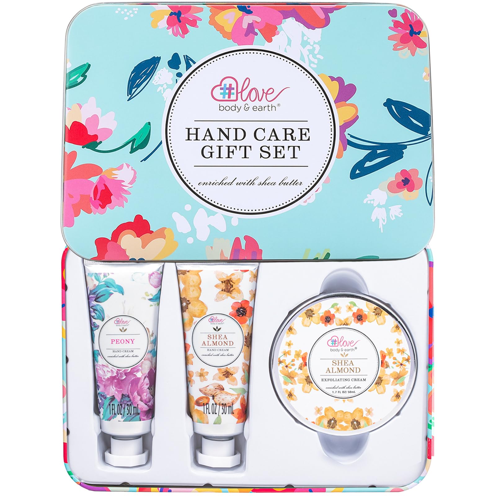Body And Earth Love Hand Cream Gift Set for Women, Hand Lotion Sets for Easter Gifts