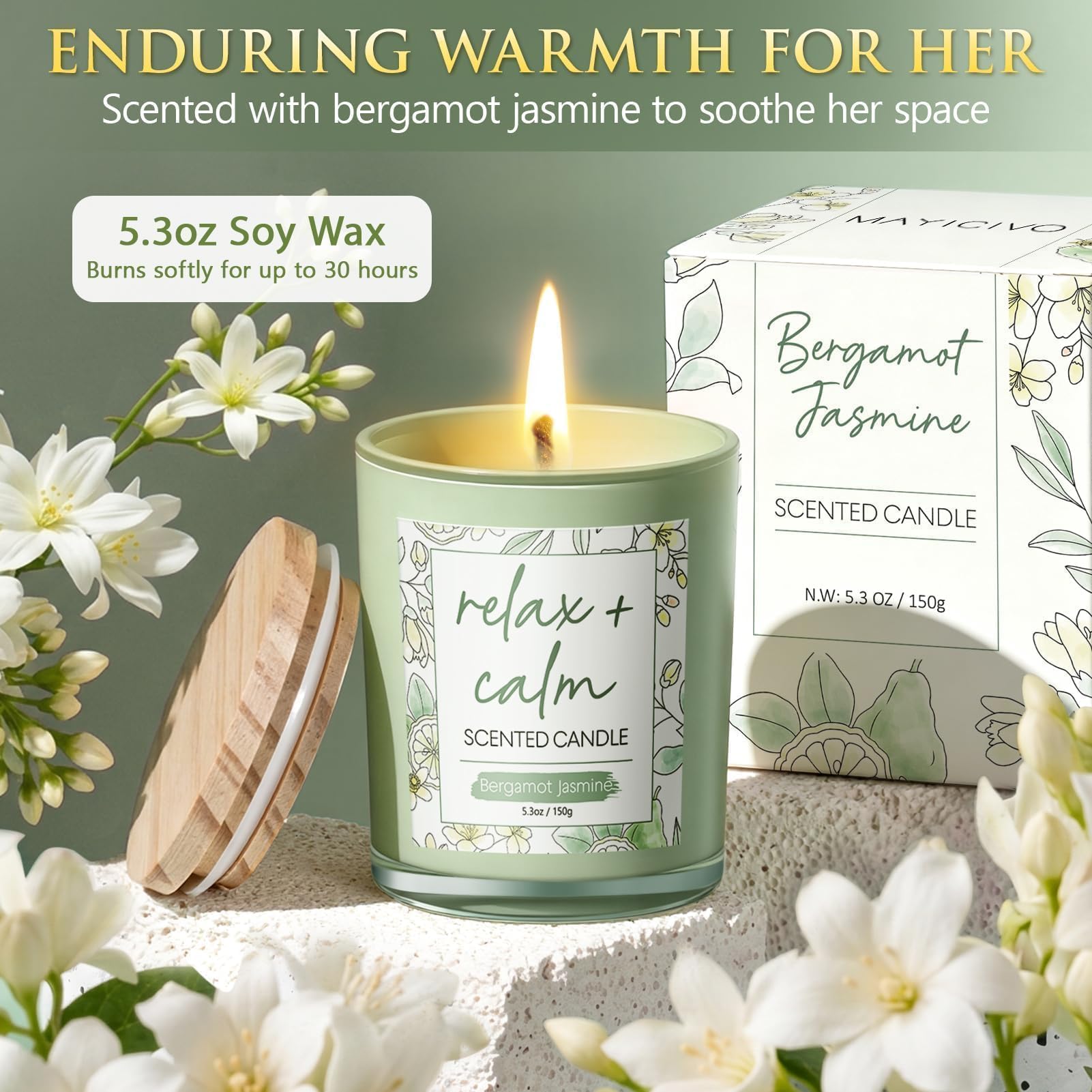Birthday Gift Basket for Women with Blanket, Tumbler, Candle, Hand Cream & Spa Self-Care Essentials.