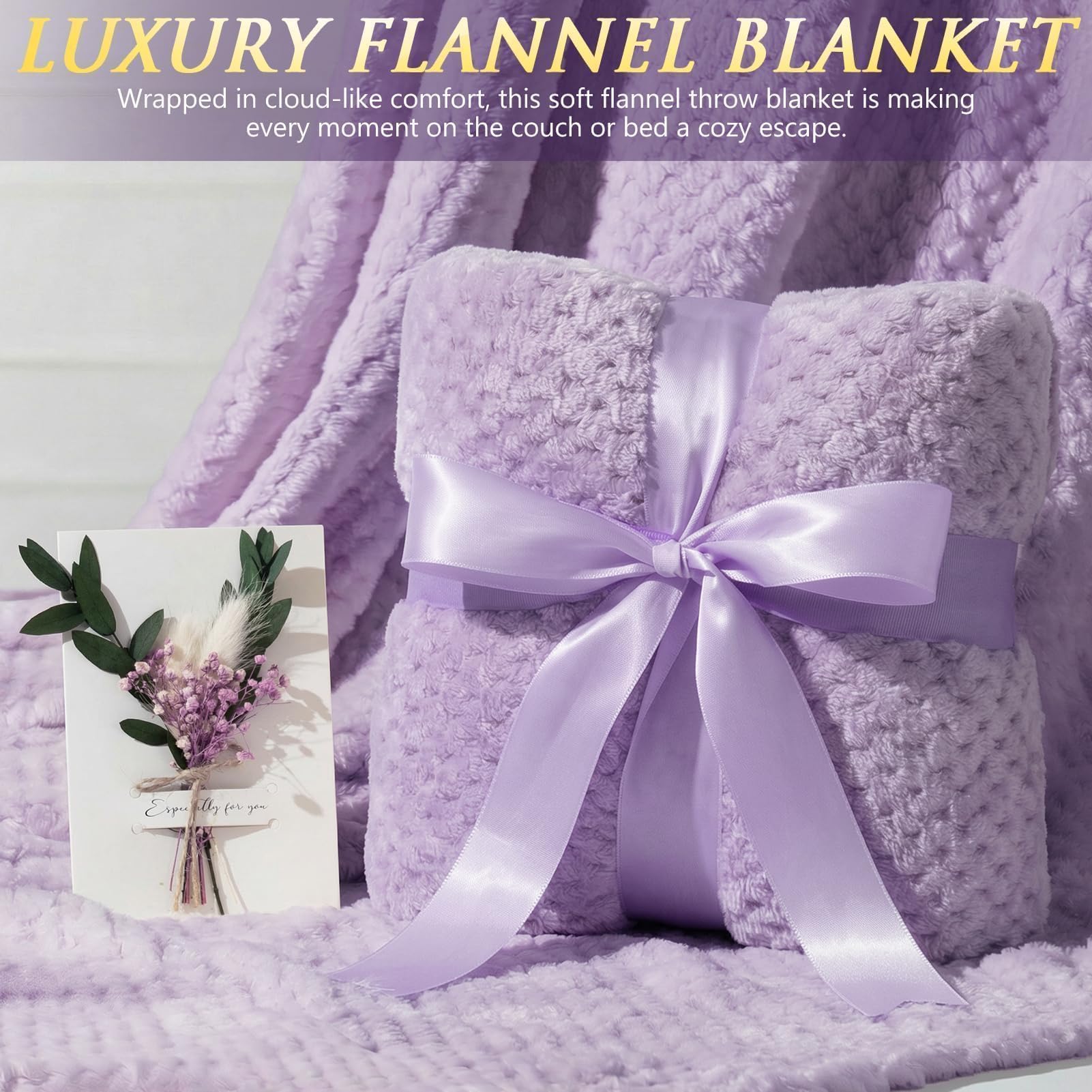 Luxury Spa Gift Basket for Women with 40oz Tumbler, Blanket, Candle, Bath Bomb & Self-Care Essentials
