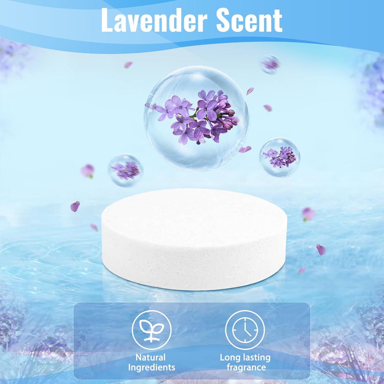 TranquilBliss Shower Steamers-15 Pack Shower Bombs with Lavender Scent, Self-Care Gifts for Women Who Have Everything, Relaxation Birthday Gifts for Women, Valentines Day Gifts for Her