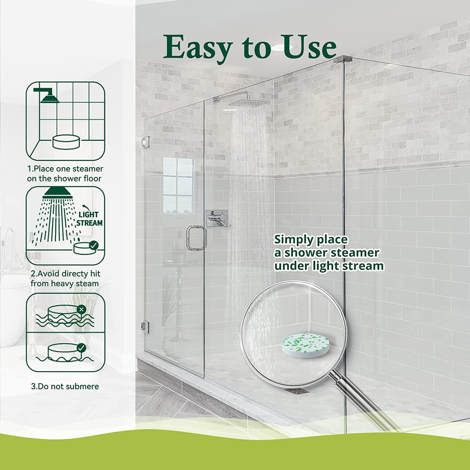 Eucalyptus Shower Steamers Aromatherapy set
