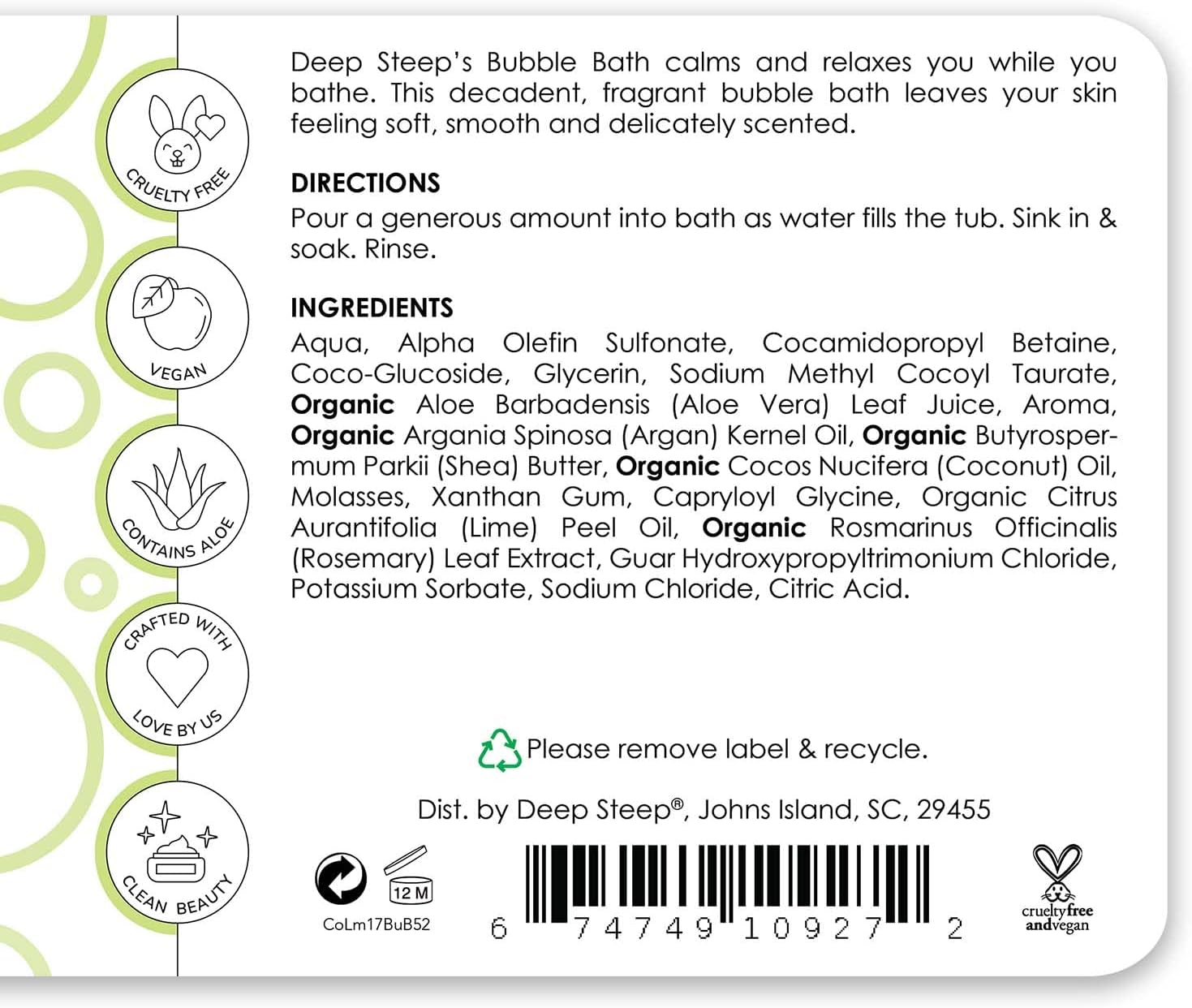 Vanilla Coconut Nourishing Bubble Bath (2-Pack)