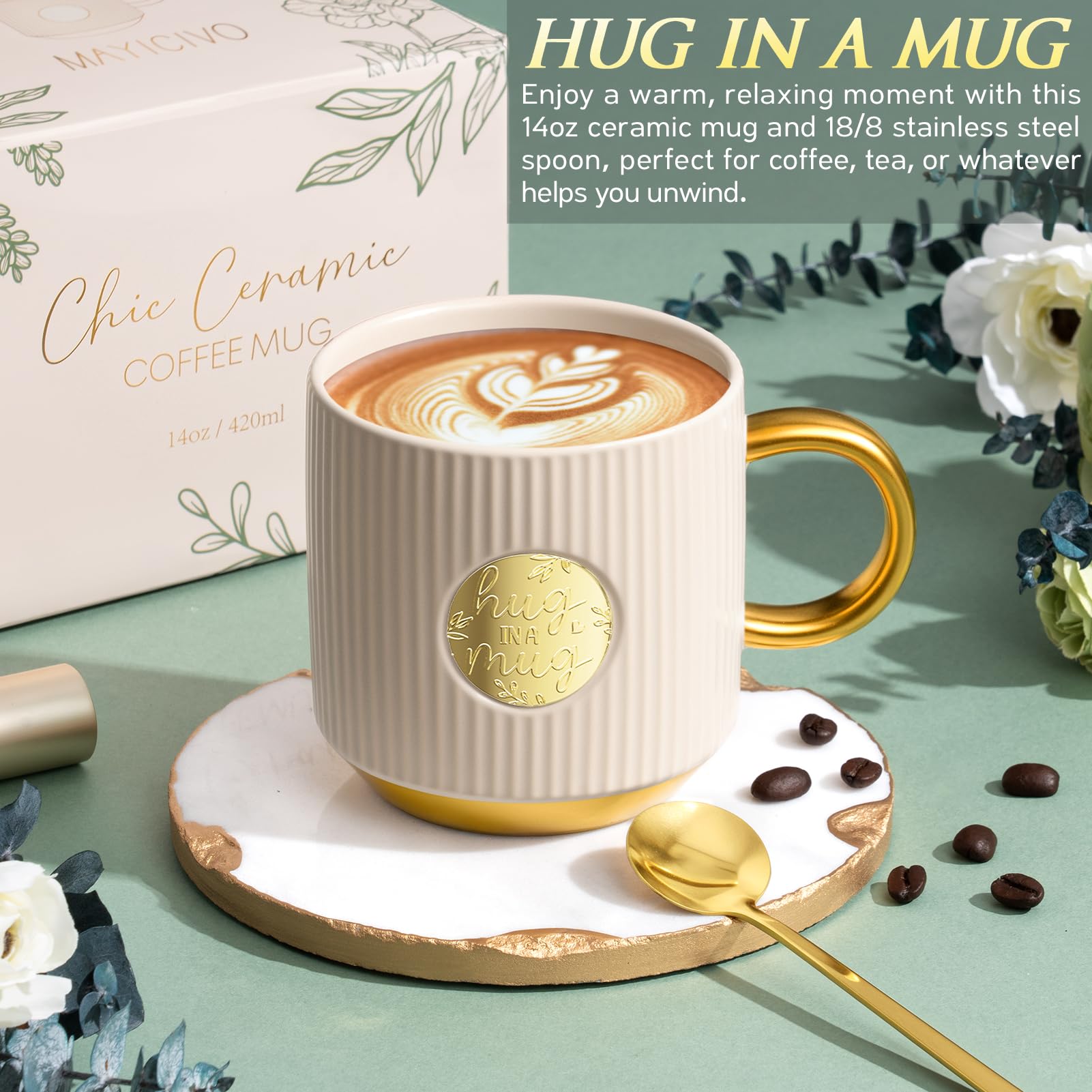 Self Care Gifts for Women – Luxury Wellness Gift Basket with Blanket, Mug & Spa Essentials