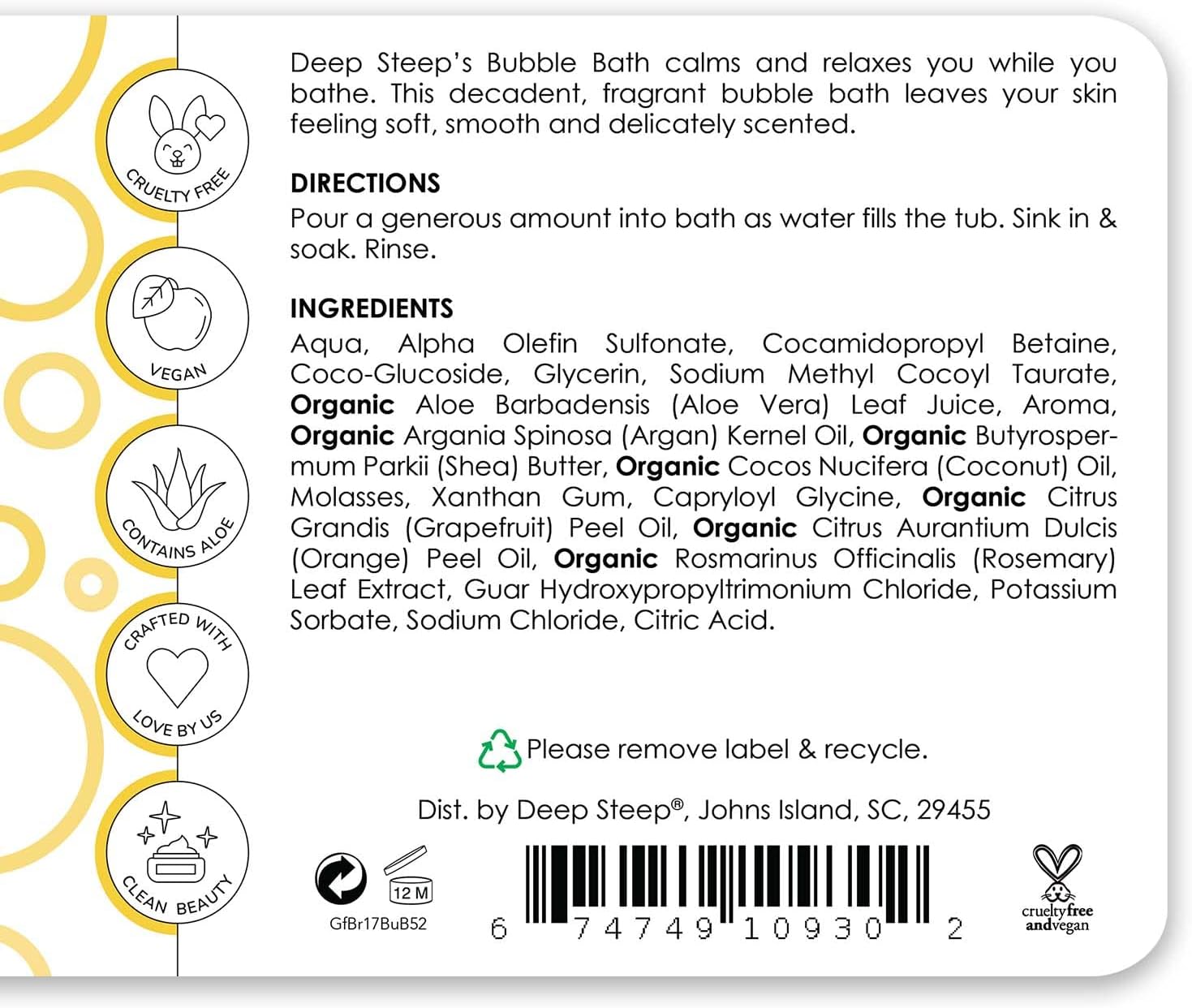 Vanilla Coconut Nourishing Bubble Bath (2-Pack)