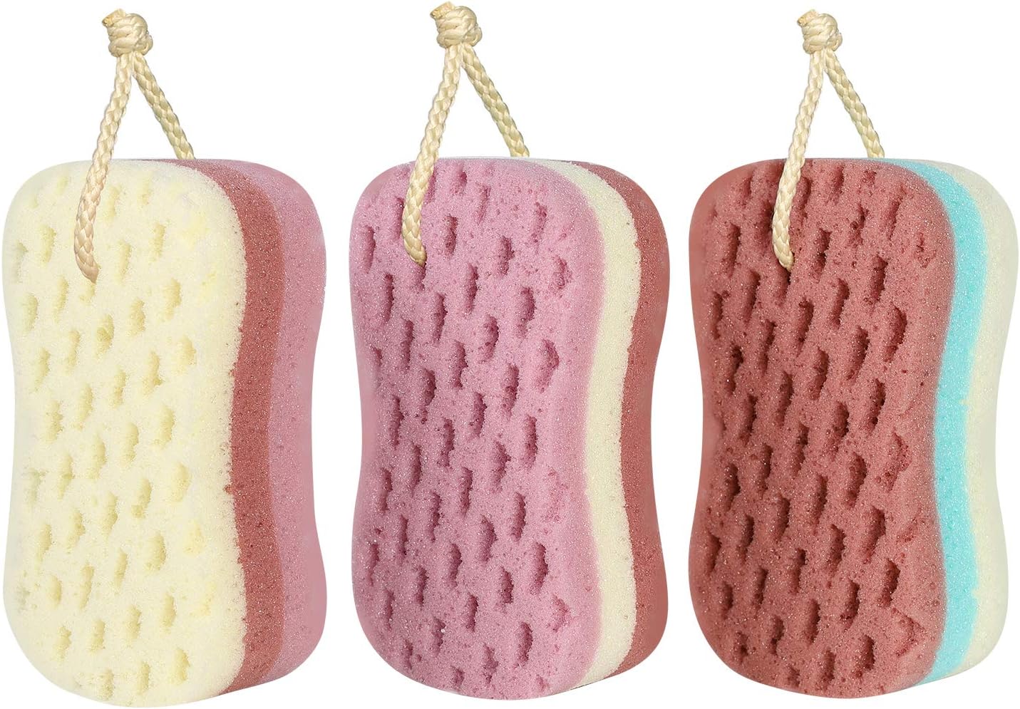 Body Wash Infused Sponge Set (3 Pack)