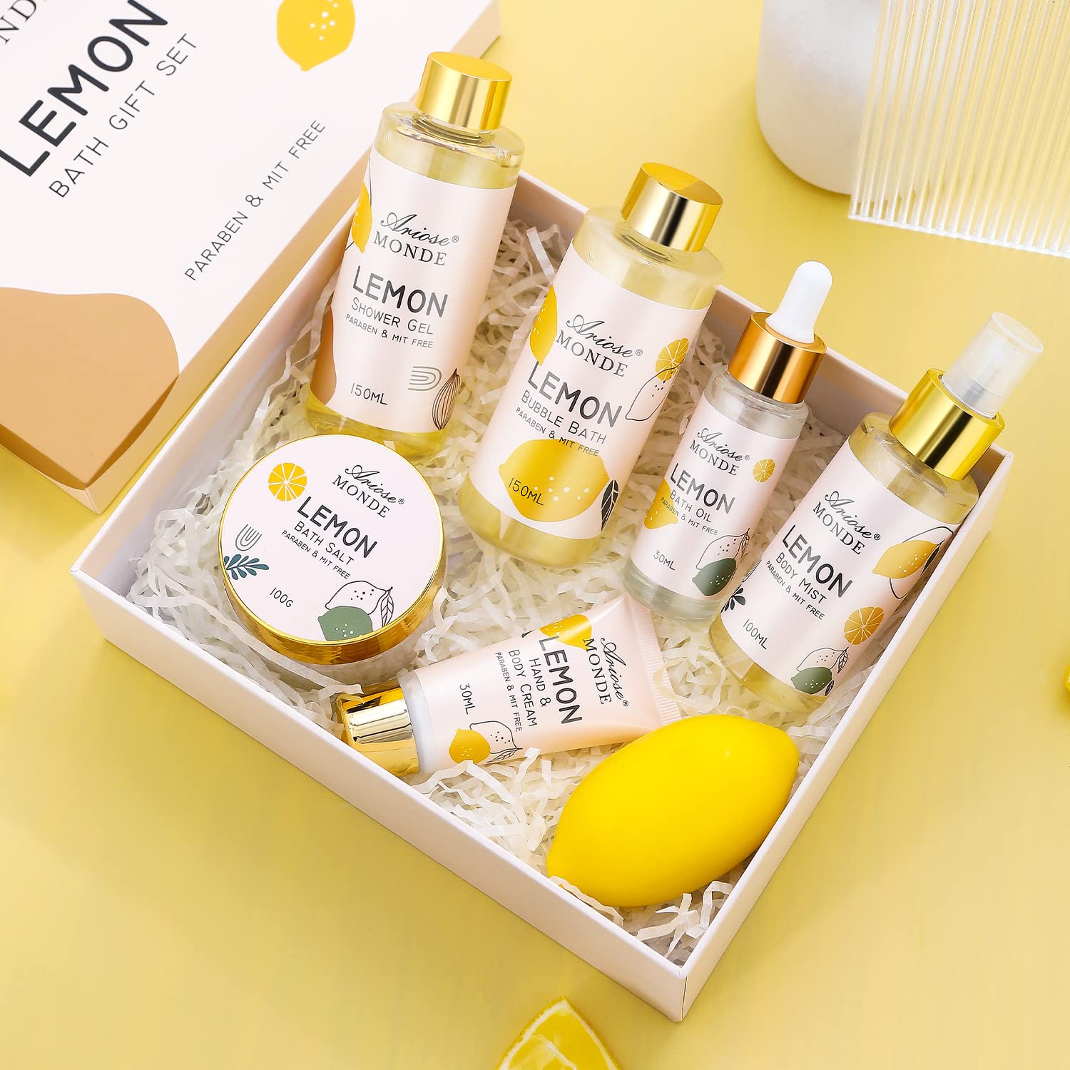 Citrus Lemon Spa and Body Care Set