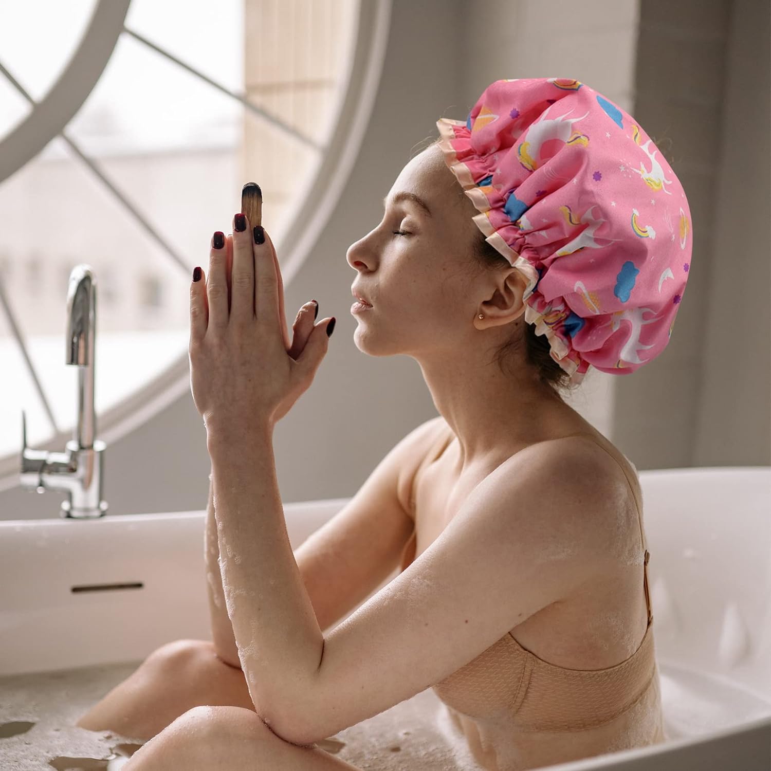 Reusable Shower Cap Set