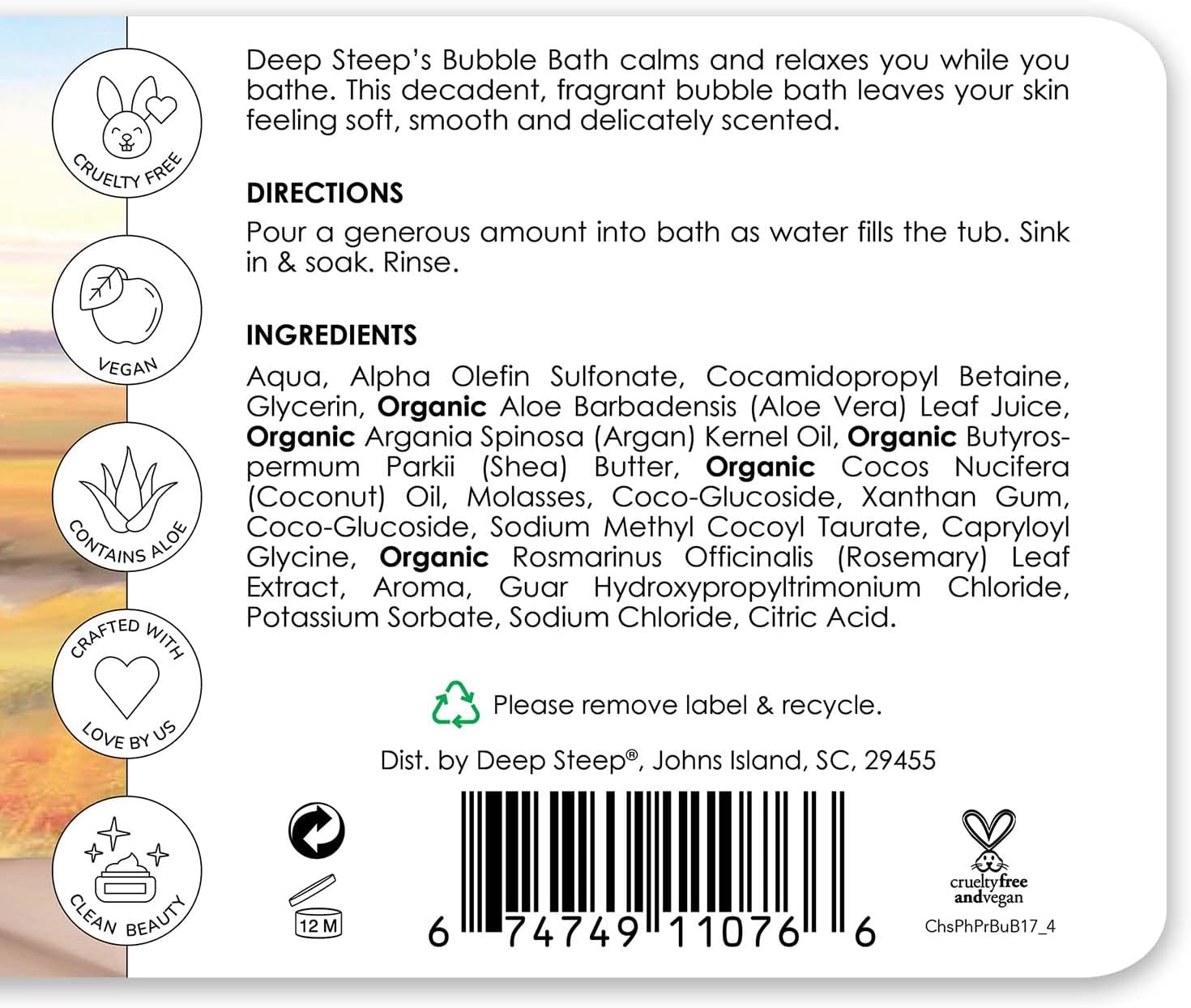 Vanilla Coconut Nourishing Bubble Bath (2-Pack)