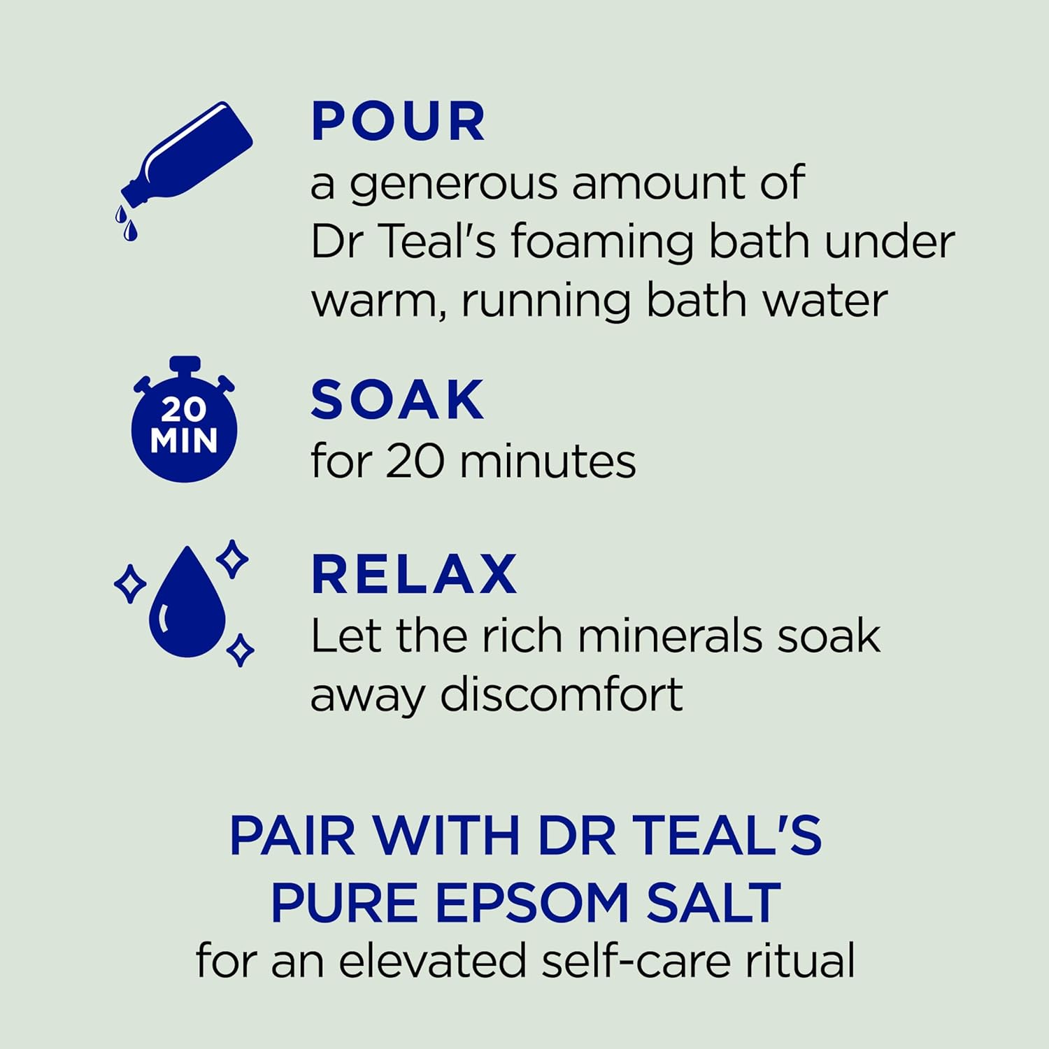 Dr Teal's Foaming Bath with Pure Epsom Salt, Sleep Blend with Melatonin, Lavender & Chamomile Essential Oils, 34 fl oz (Pack of 4) (Packaging May Vary)