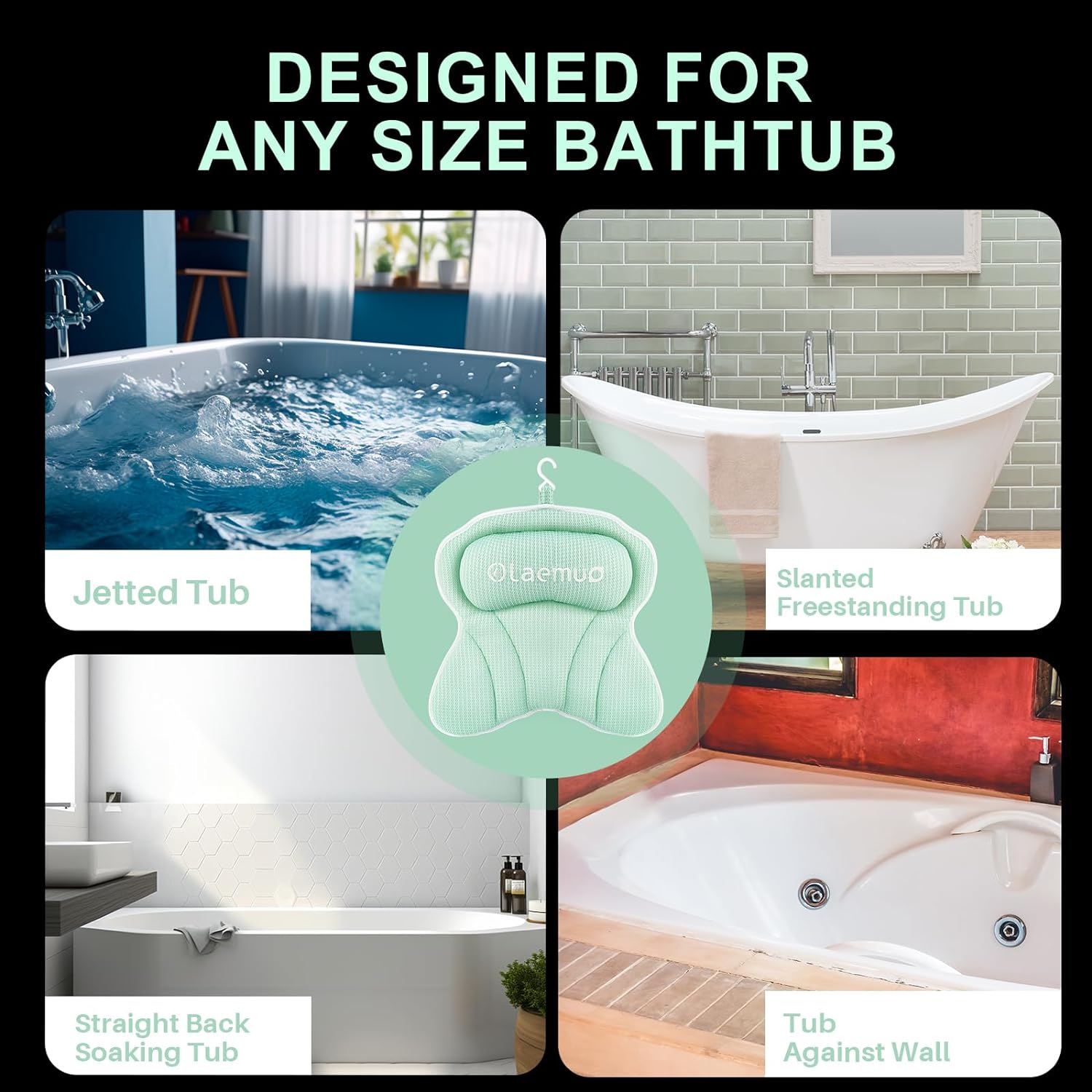 Bath Pillow for Tub