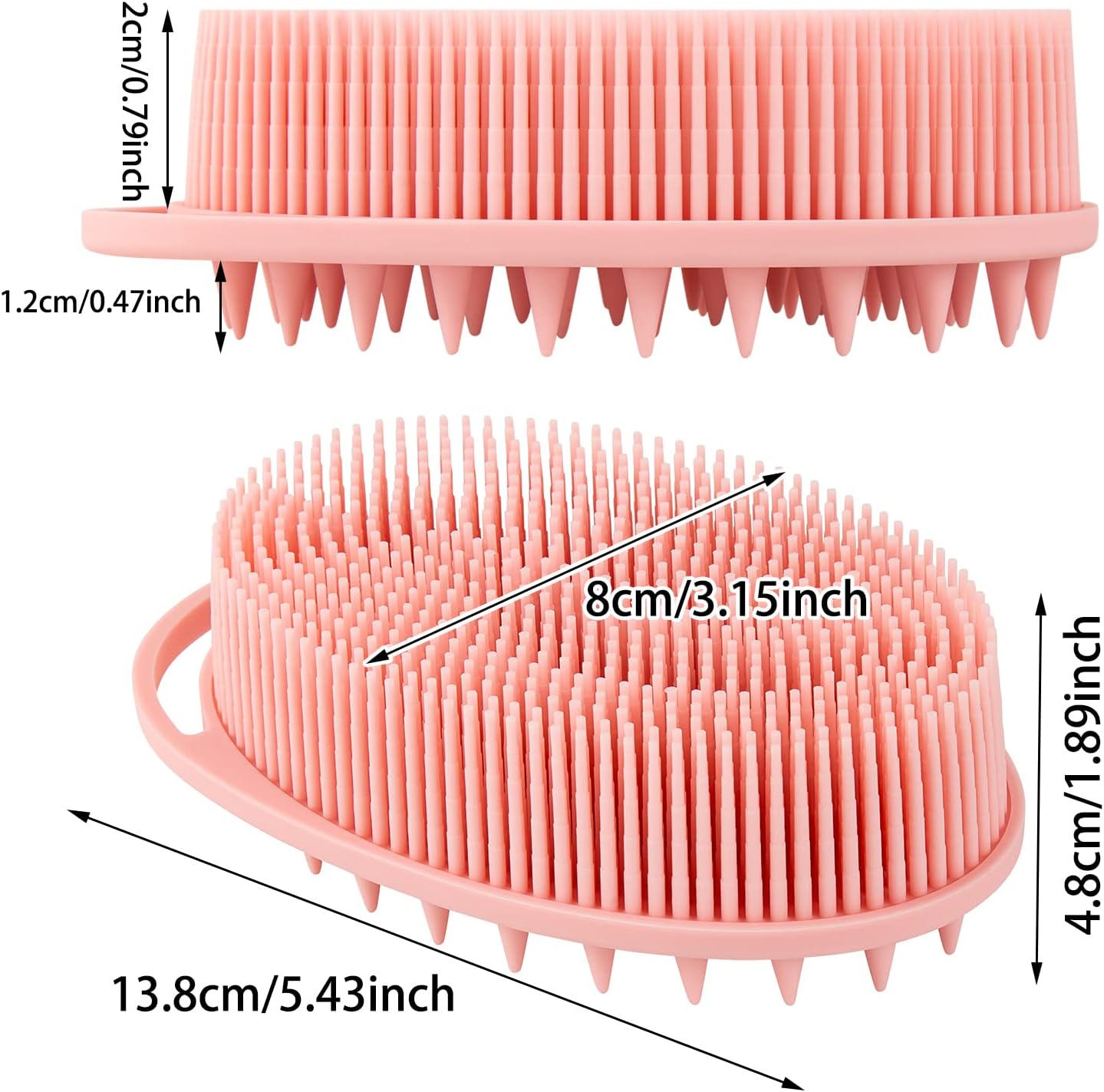 2-in-1 Silicone Body &amp; Scalp Brush