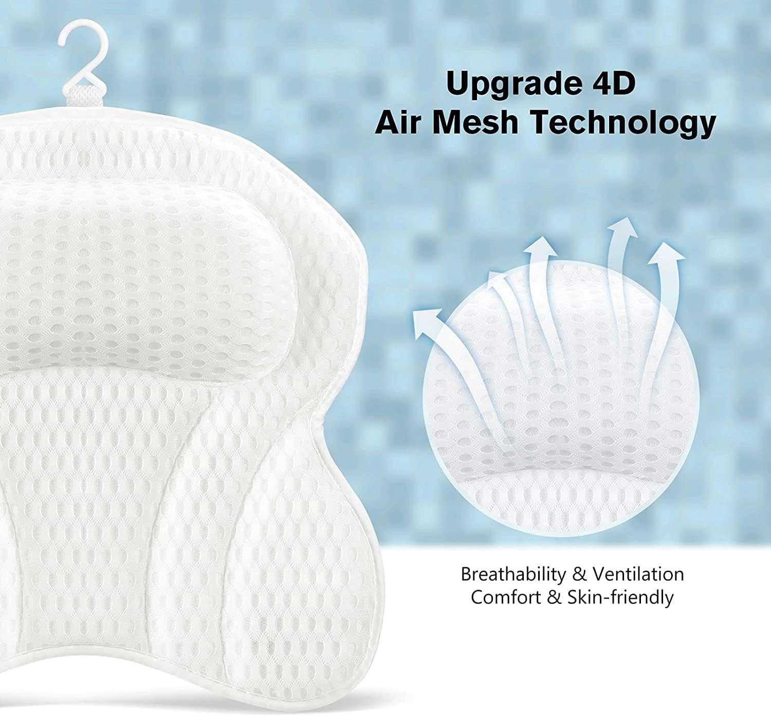 Ergonomic Bath Pillow