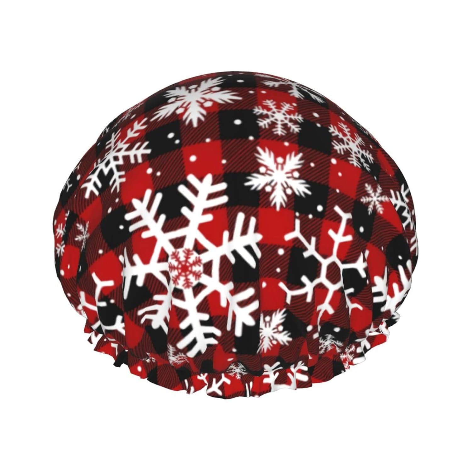 Double-Layer Waterproof Shower Cap