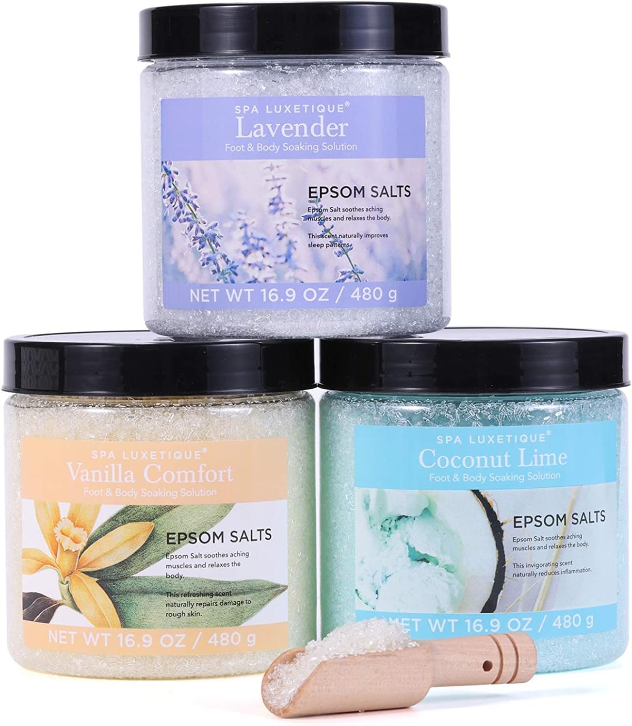 Luxury Epsom Bath Salt Gift Set