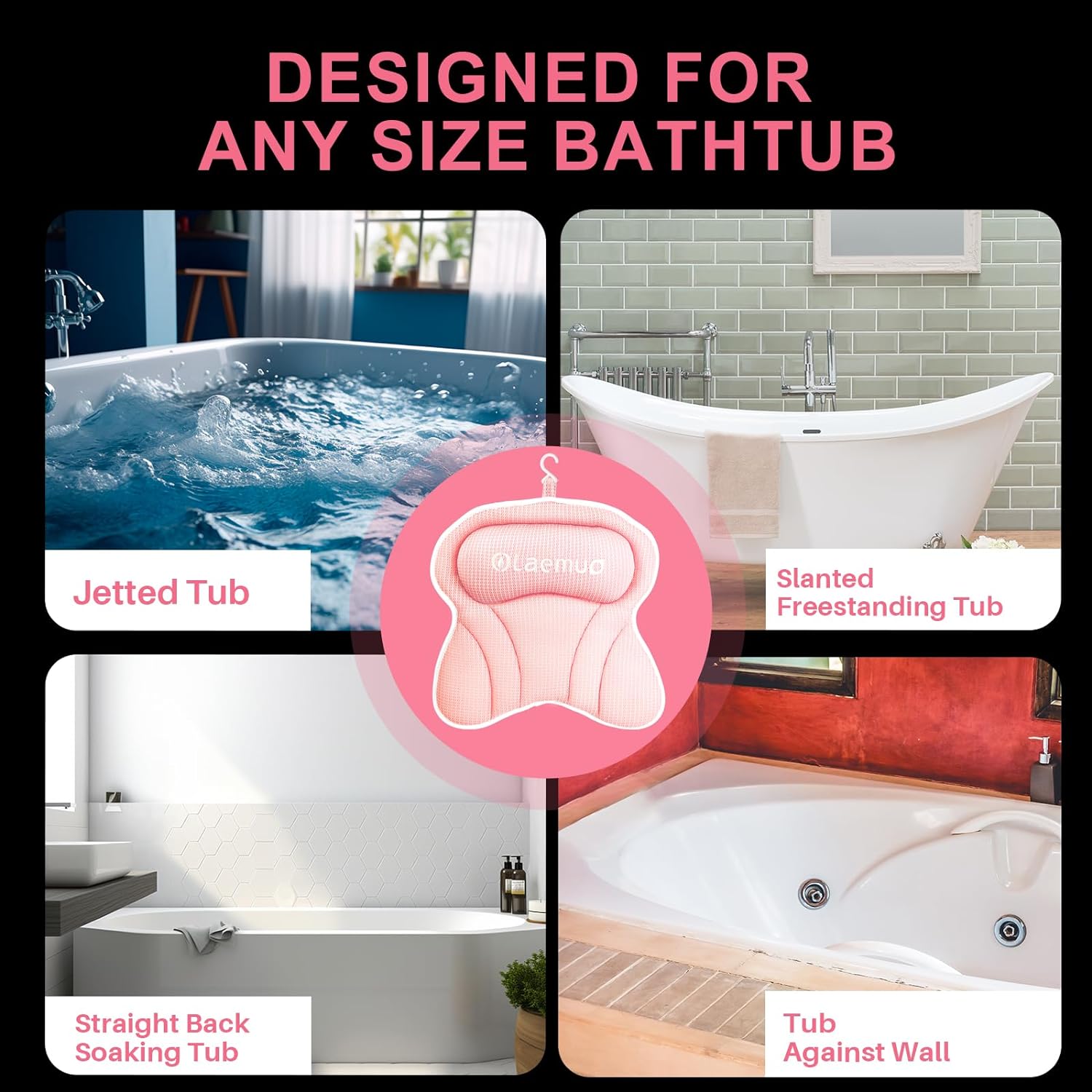 Bath Pillow for Tub