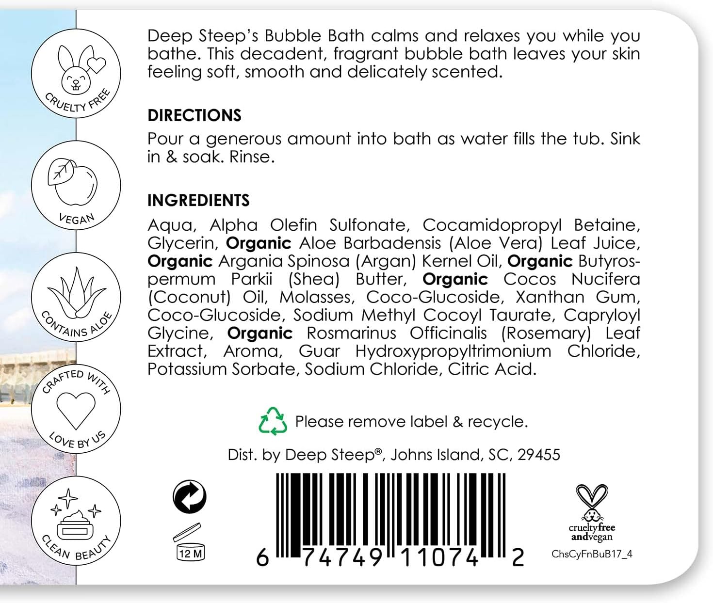 Vanilla Coconut Nourishing Bubble Bath (2-Pack)