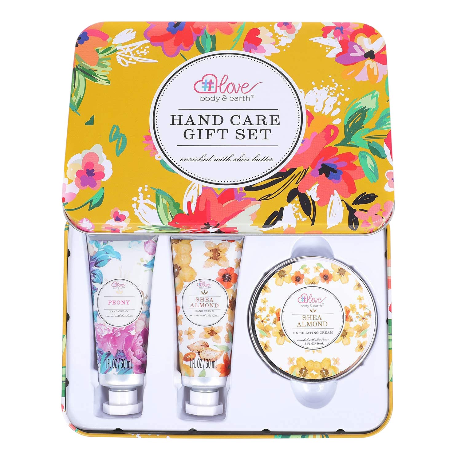 Body And Earth Love Hand Cream Gift Set for Women, Hand Lotion Sets for Easter Gifts