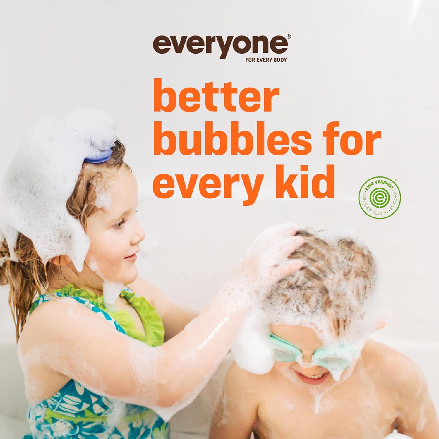 Everyone 3-in-1 Kids Soap, Body Wash, Bubble Bath, Shampoo, 32 Ounce (Pack of 2), Lavender Lullaby, Coconut Cleanser with Plant Extracts and Pure Essential Oils