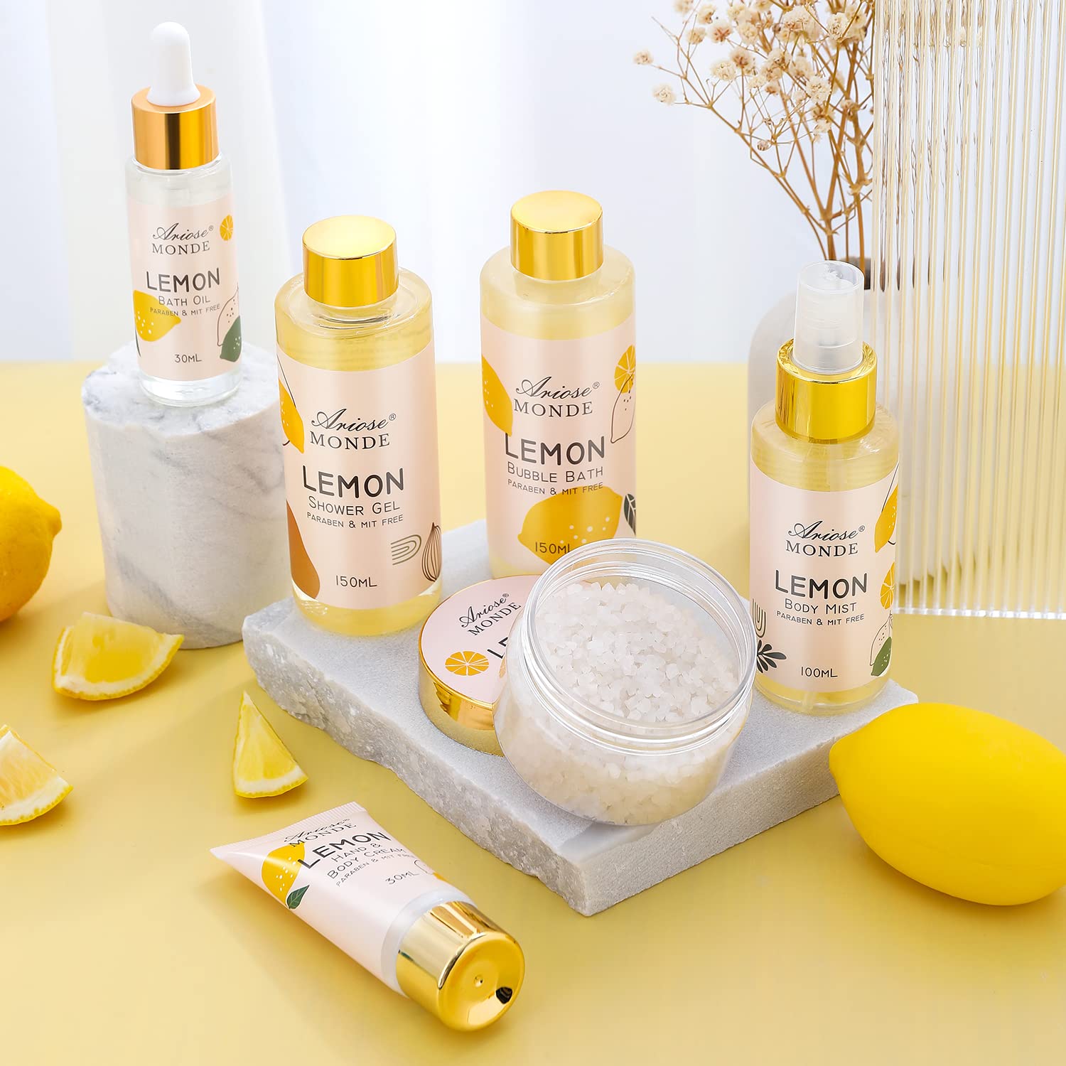 Citrus Lemon Spa and Body Care Set