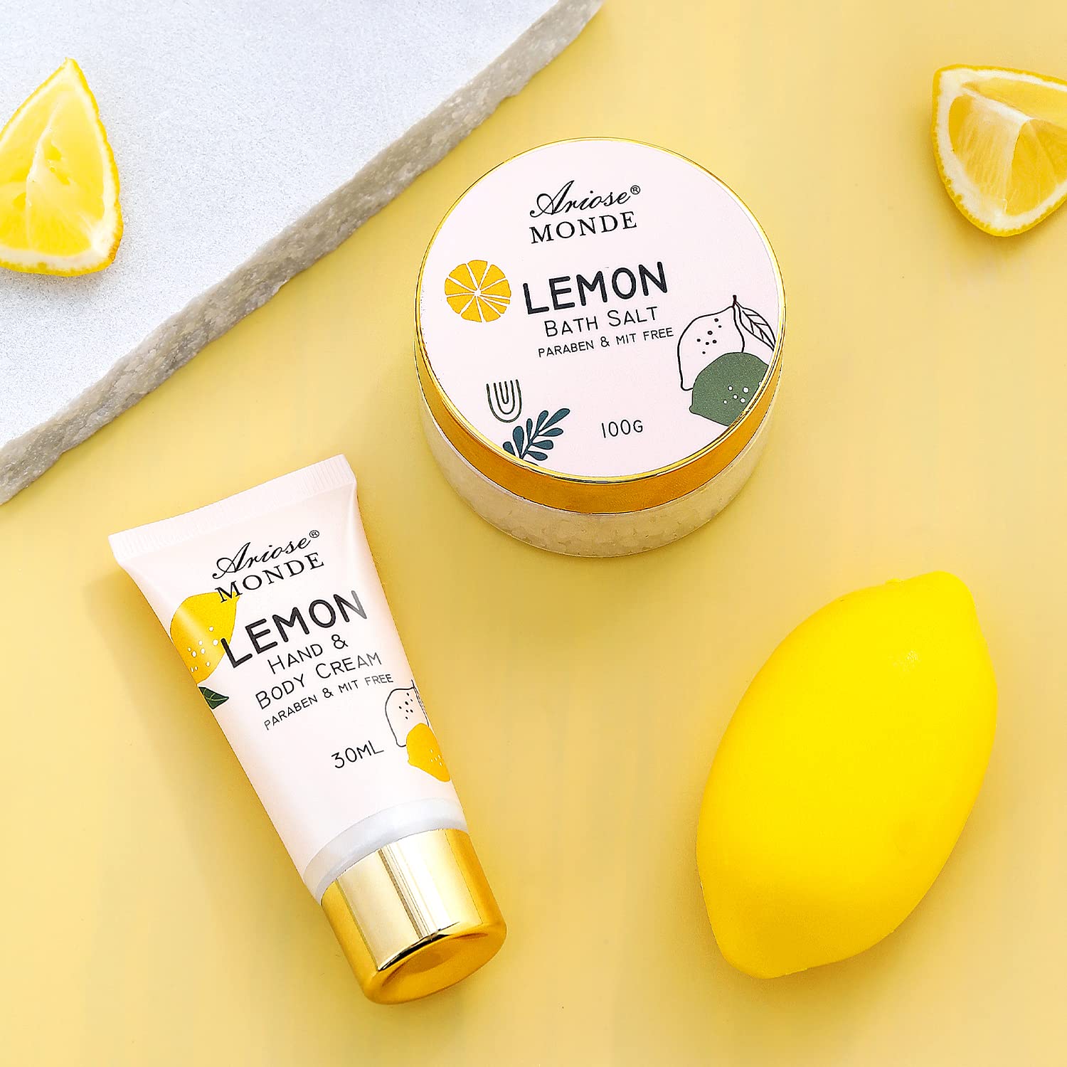 Citrus Lemon Spa and Body Care Set
