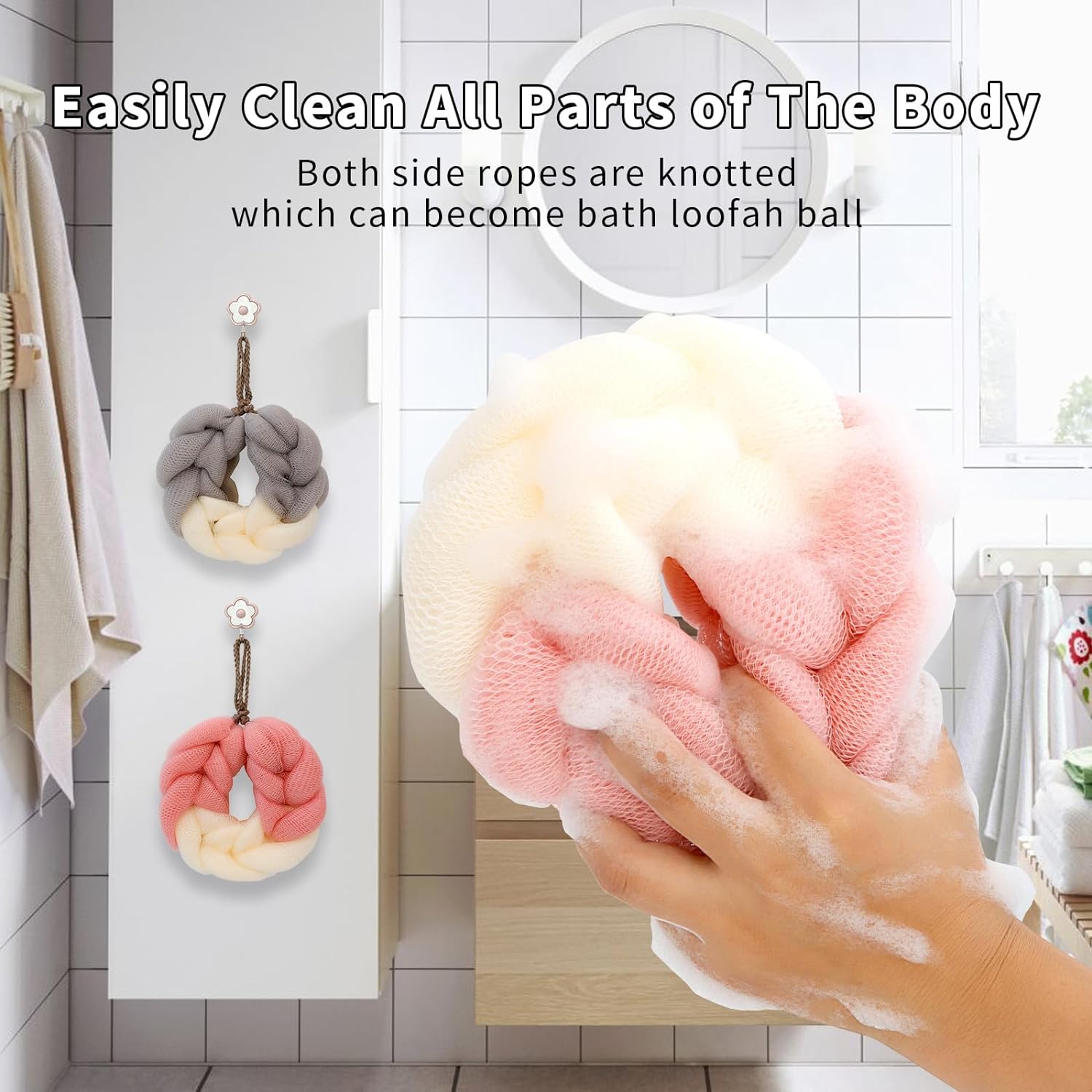 Stretchable Back Loofah Strap