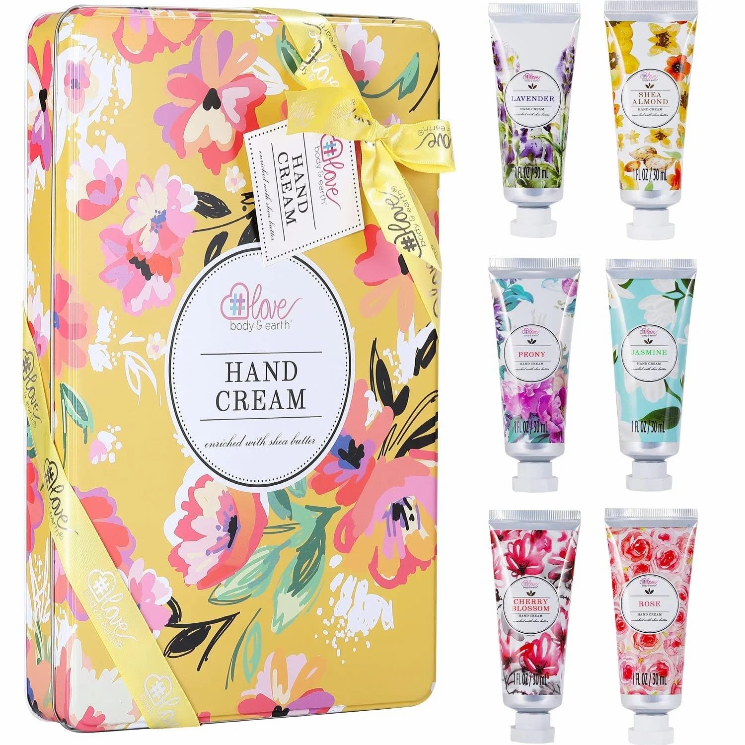 Body And Earth Love Hand Cream Gift Set for Women, Hand Lotion Sets for Easter Gifts