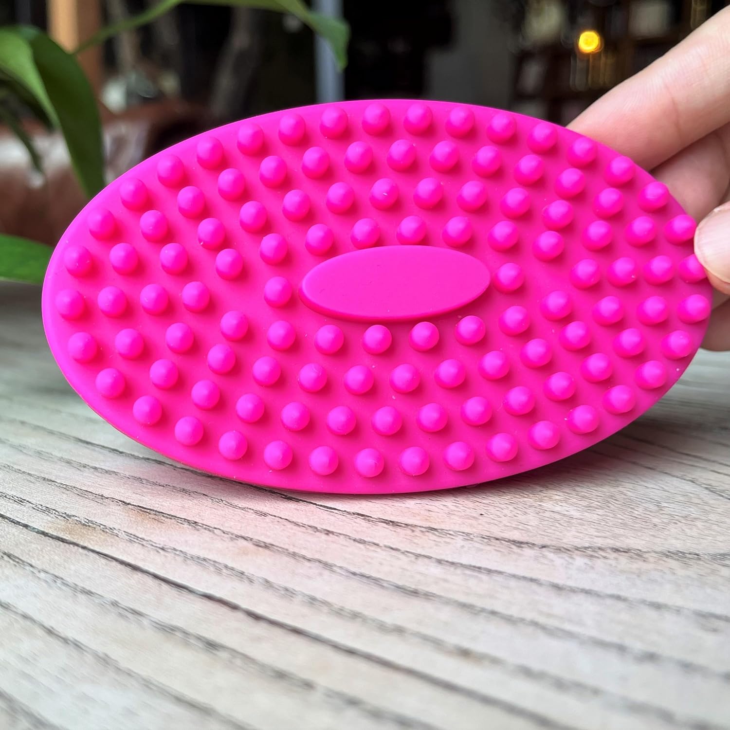 Premium Sensory Brush for Kids or Autism,Soft Silicone Body Scrubber,2 in 1 Sensory Room Occupational Therapy Sensory Brushes,Silicone Loofah,Pets Shower Brush Bath Brush Shampoo Brush(Whale-Teal)