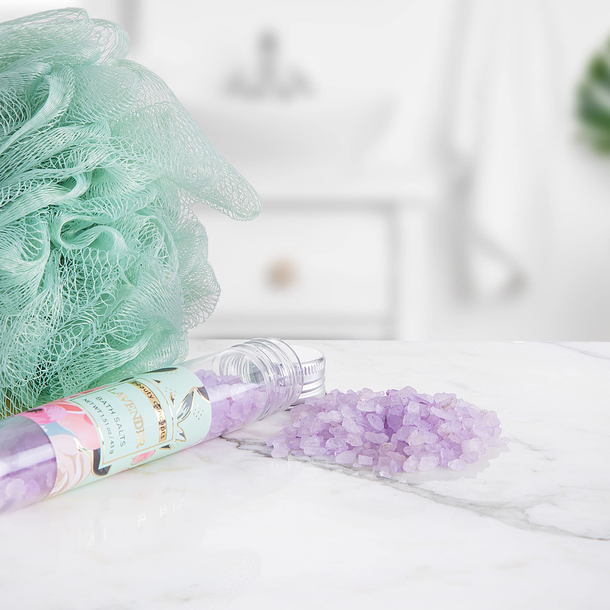 B.C. Beauty Concepts Aromatherapy Bath Salts- Epsom Salts for Soaking, Relaxing Bath Spa Set