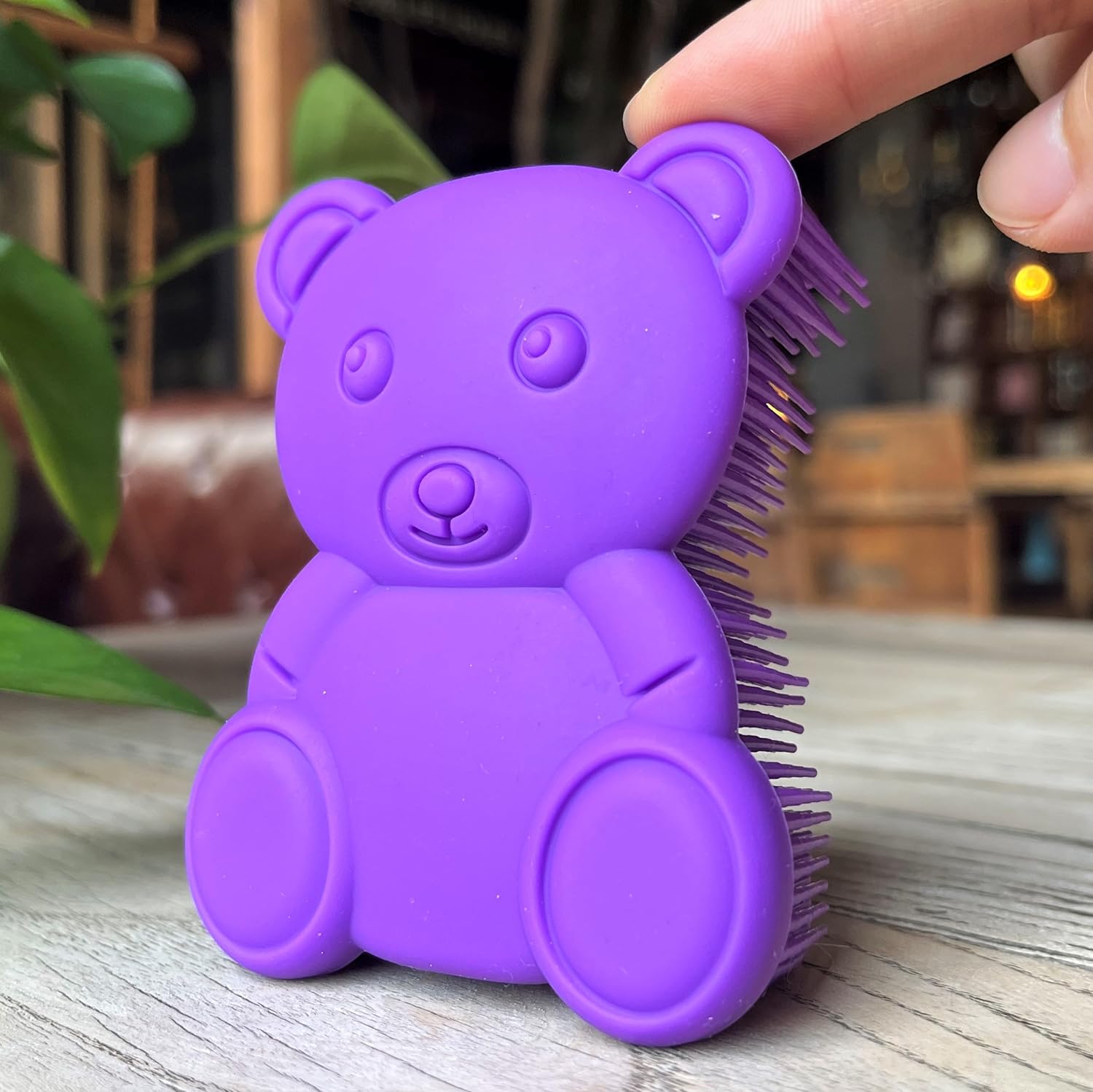 Premium Sensory Brush for Kids or Autism,Soft Silicone Body Scrubber,2 in 1 Sensory Room Occupational Therapy Sensory Brushes,Silicone Loofah,Pets Shower Brush Bath Brush Shampoo Brush(Whale-Teal)