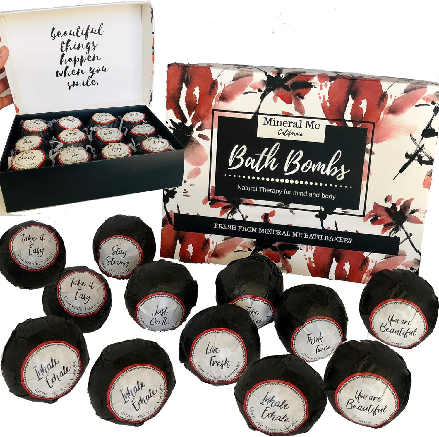 Shower Bombs Aromatherapy - Shower Steamers with Organic Oils for Vaporizing Steam Spa - Vapor Shower Tablets, Shower Melts - Self-Care Gifts for Women and Men, Valentine's Gift for Him/Her