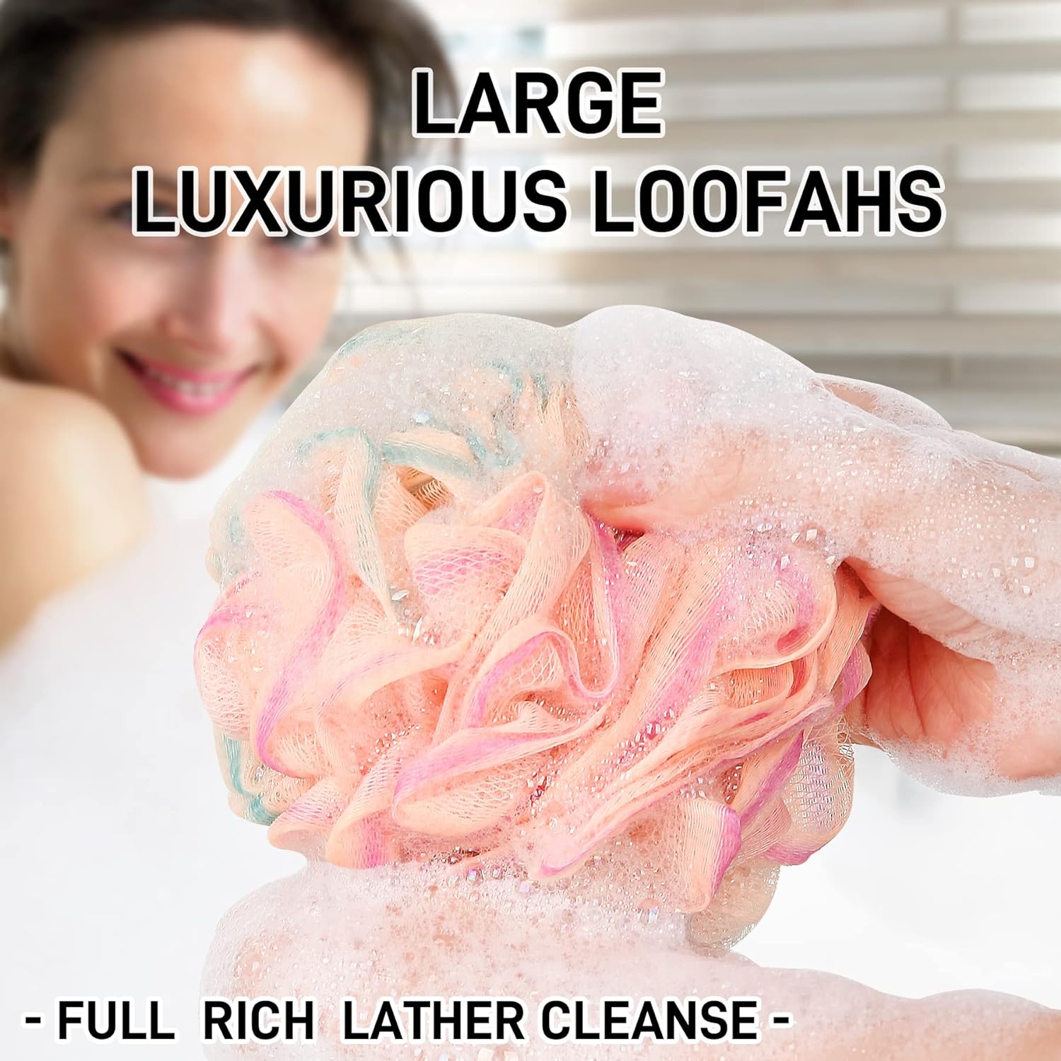 Luxury Bath Loofah Sponge