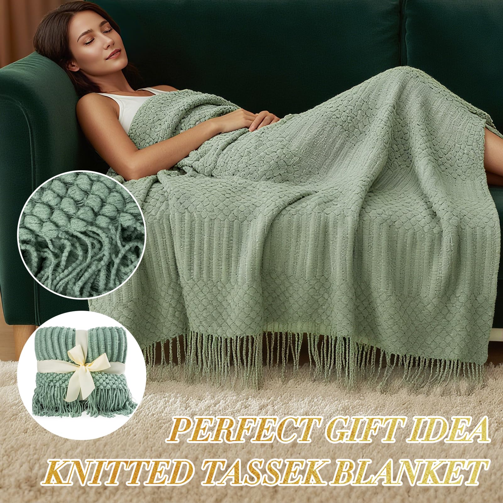 Thoughtful Self Care Gift Basket for Women – Cozy Spa Gift Box with Blanket, Mug & Relaxing Essentials