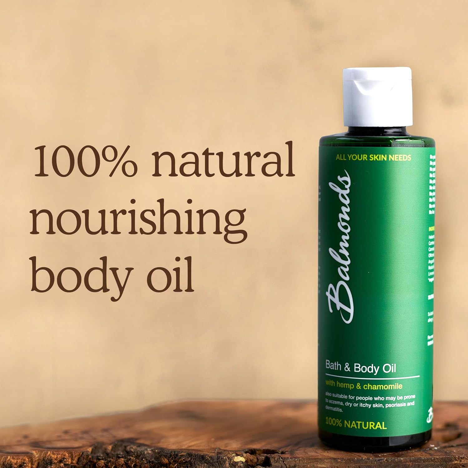 Natural Bath and Body Oil for Sensitive Skin