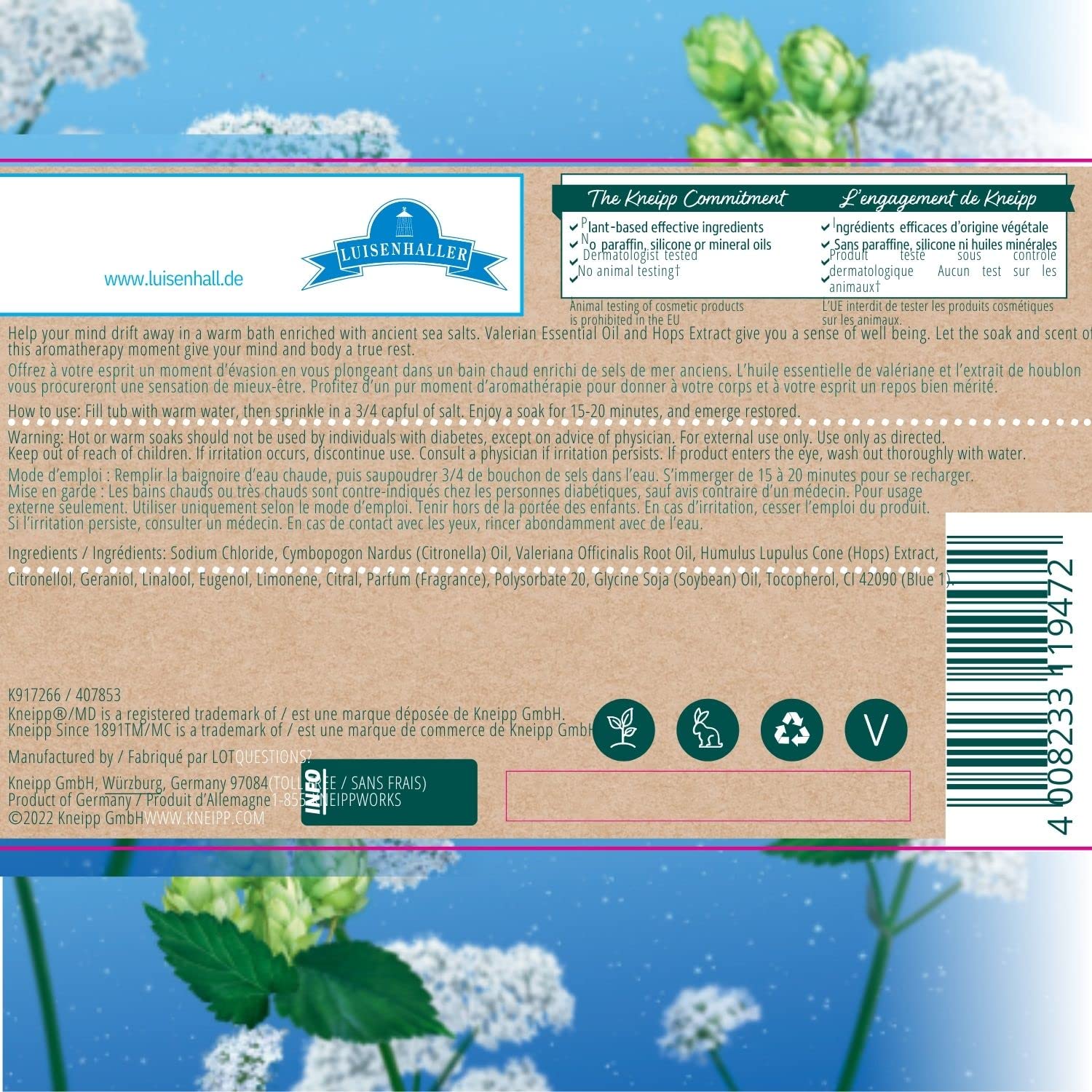 Mineral Bath Salt Discovery Set (4 Mini Sachets)