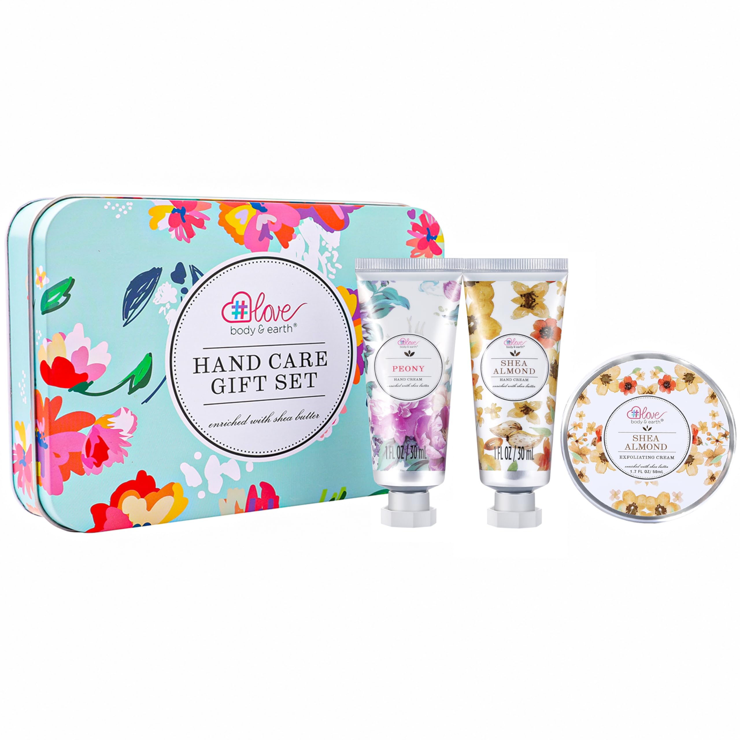 Body And Earth Love Hand Cream Gift Set for Women, Hand Lotion Sets for Easter Gifts