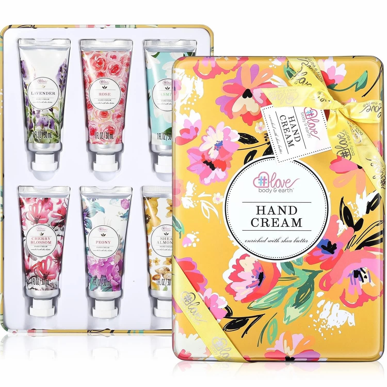 Body And Earth Love Hand Cream Gift Set for Women, Hand Lotion Sets for Easter Gifts