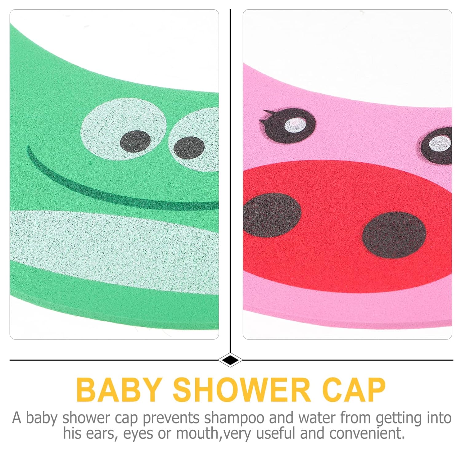 Adjustable Kids Shower Visor Hat (3 Pack)
