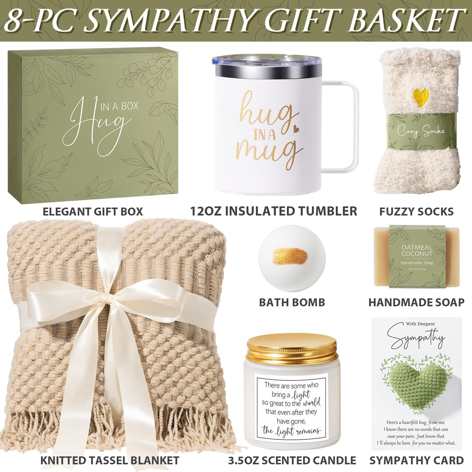 Gift Basket for Women – Cozy Blanket, Tumbler & Self Care Essentials Gift Set