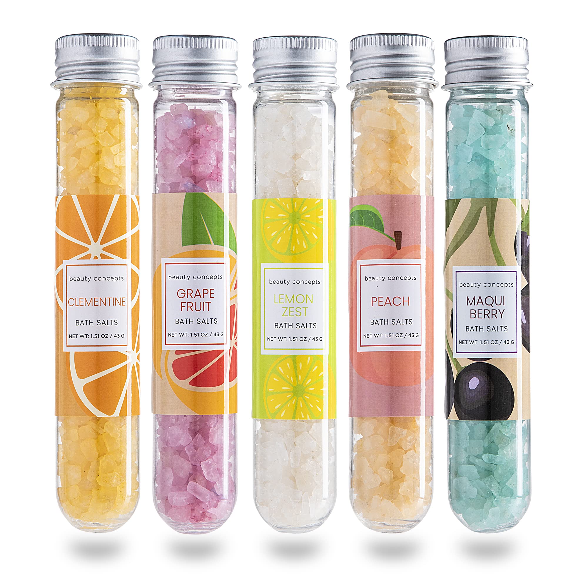 B.C. Beauty Concepts Aromatherapy Bath Salts- Epsom Salts for Soaking, Relaxing Bath Spa Set