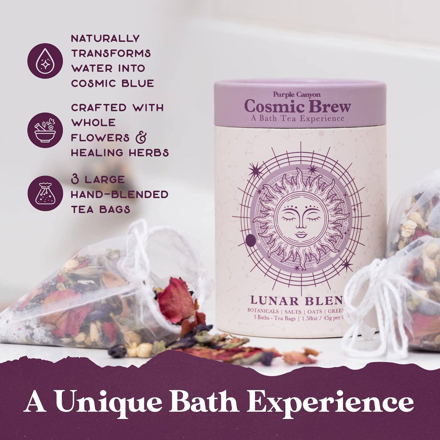 Botanical Lavender Bath Tea Soak (3 Pack)
