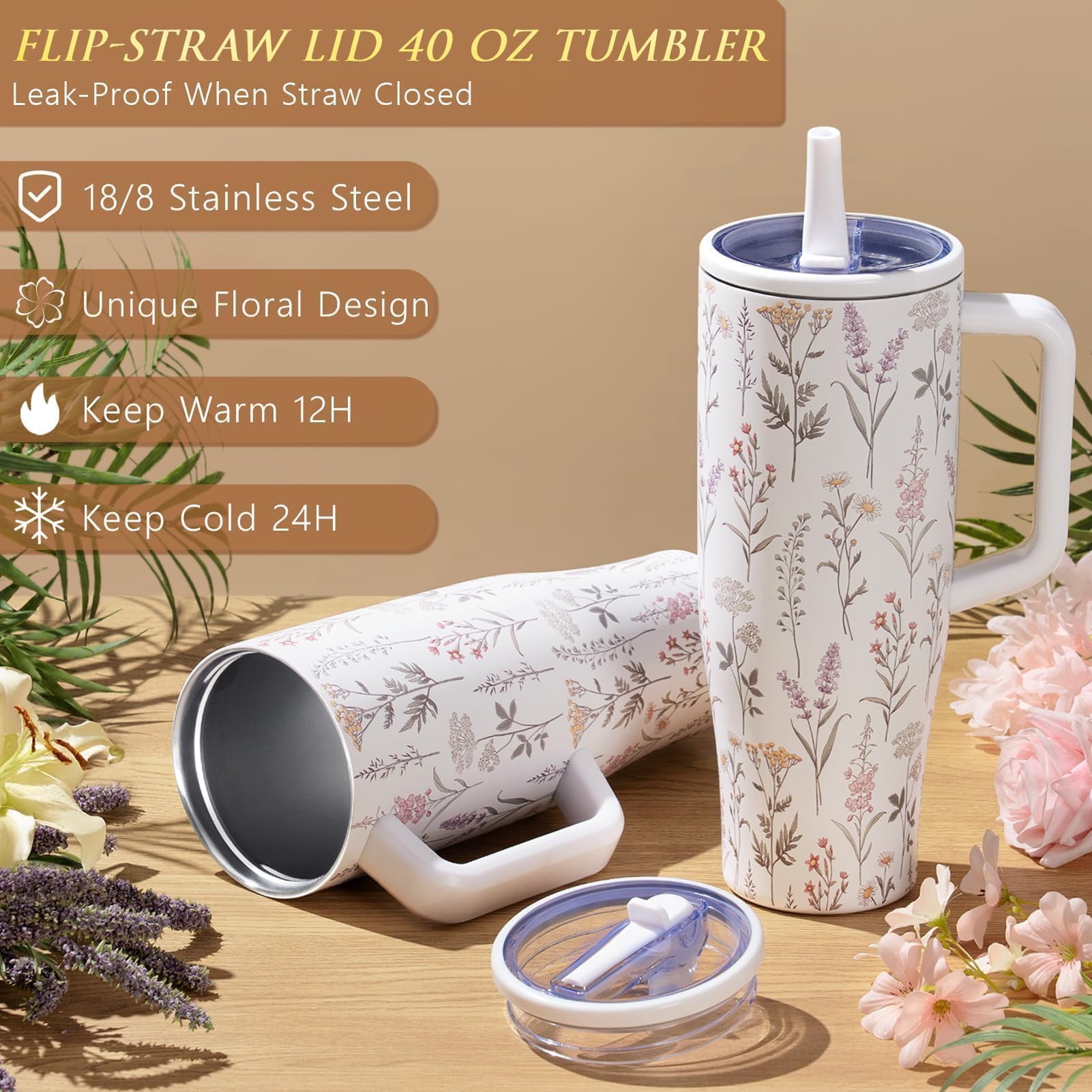 Relaxation Gift Basket for Women with 40oz Tumbler, Blanket, Candle, Bath Bomb & Self-Care Essentials