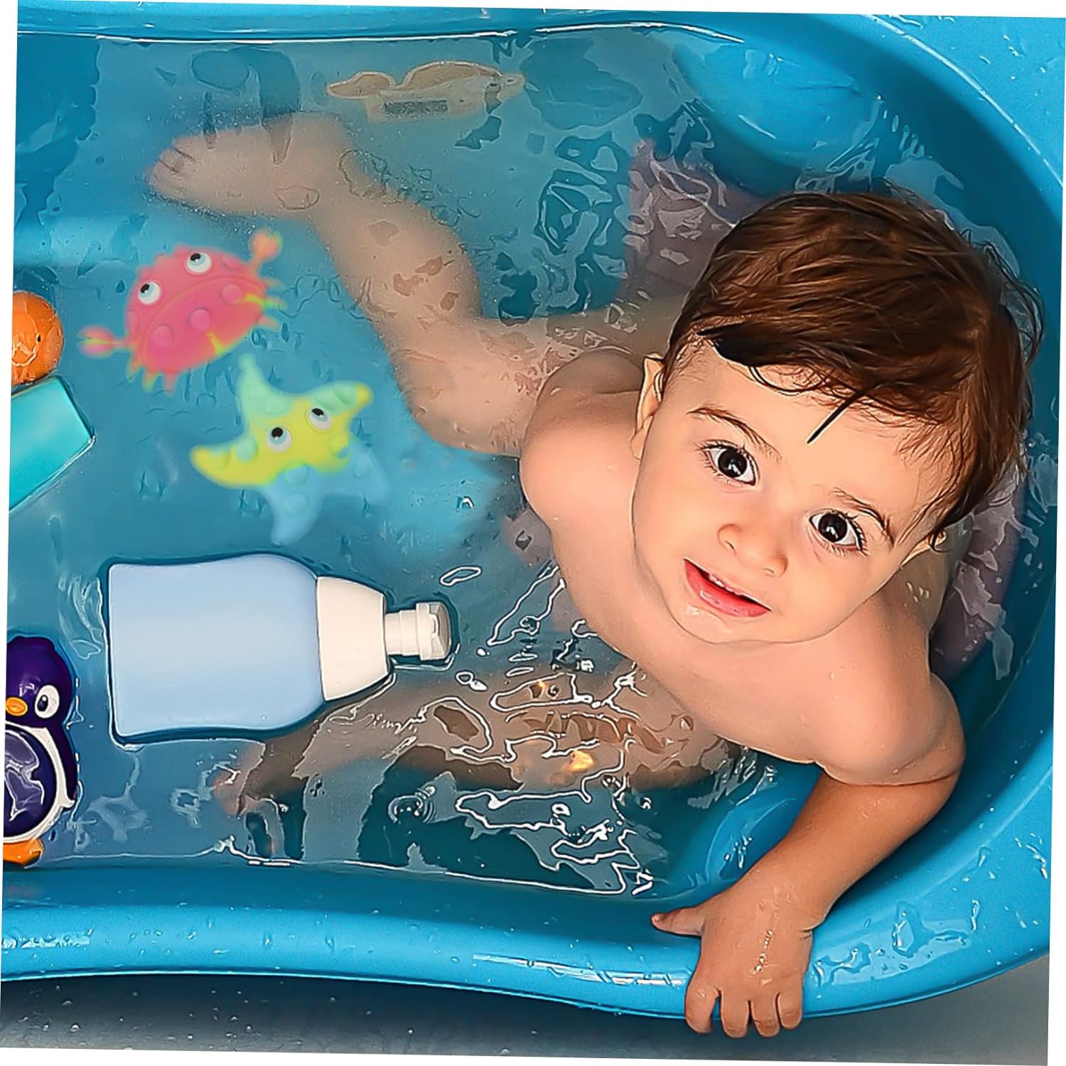 Cute Silicone Bath Scrubber Set