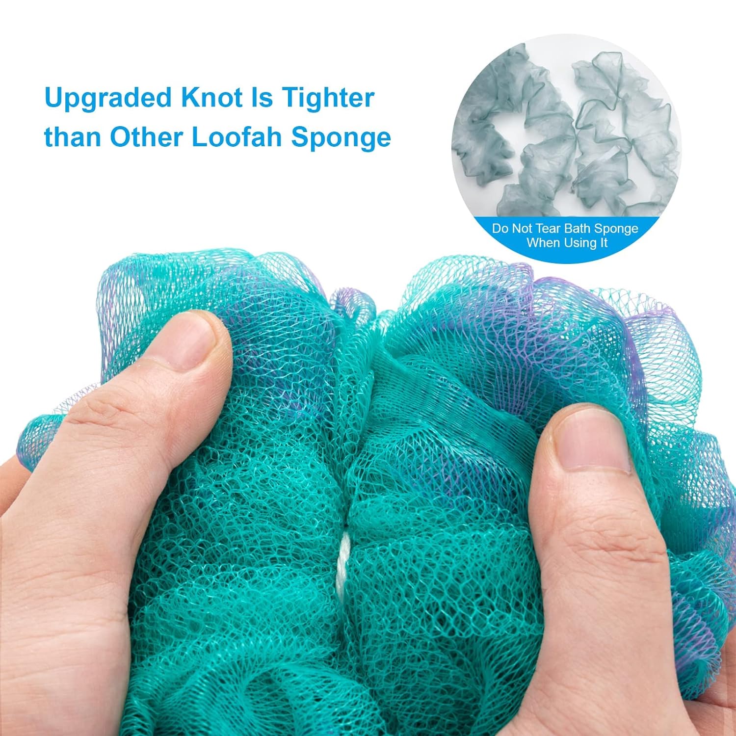 Loofah Back Scrubber Set