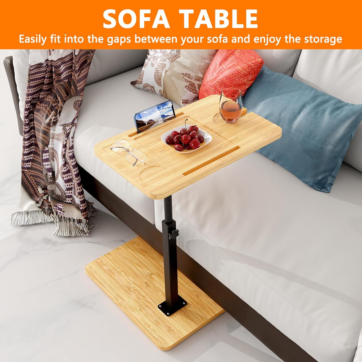 Adjustable Bathtub Tray Table
