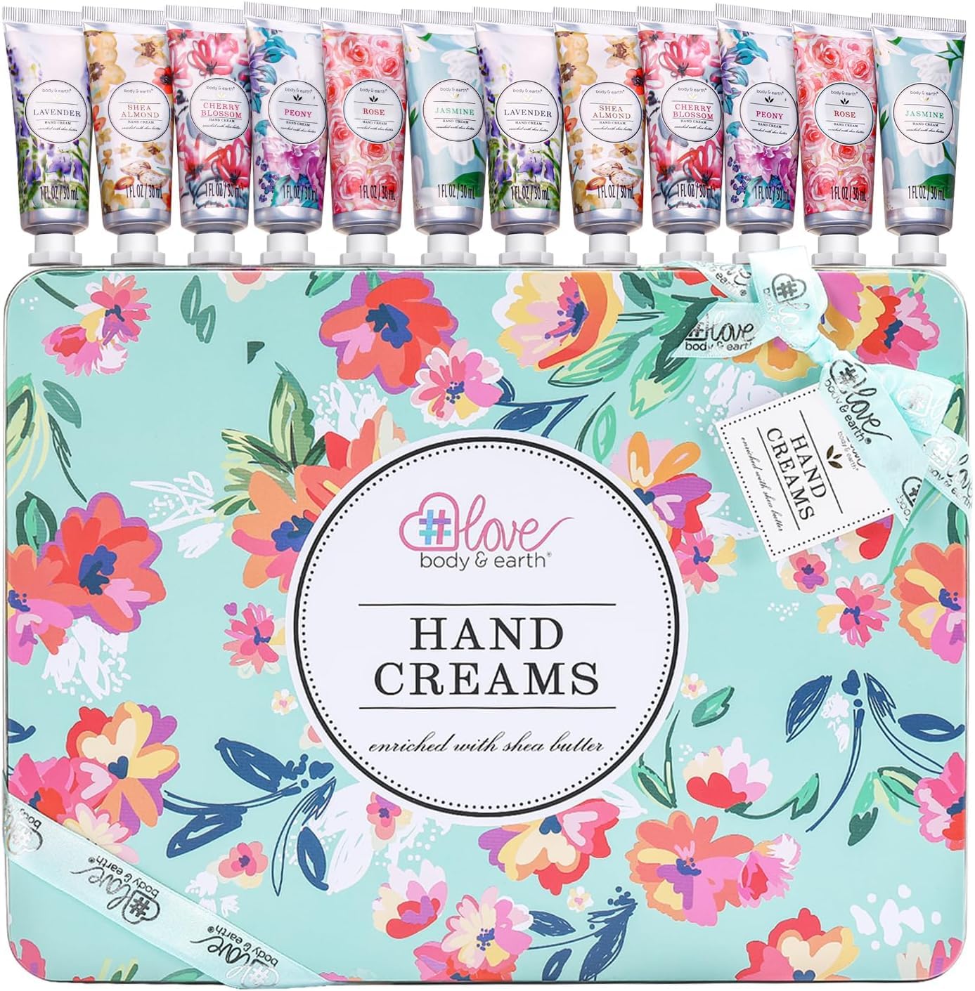 Body And Earth Love Hand Cream Gift Set for Women, Hand Lotion Sets for Easter Gifts