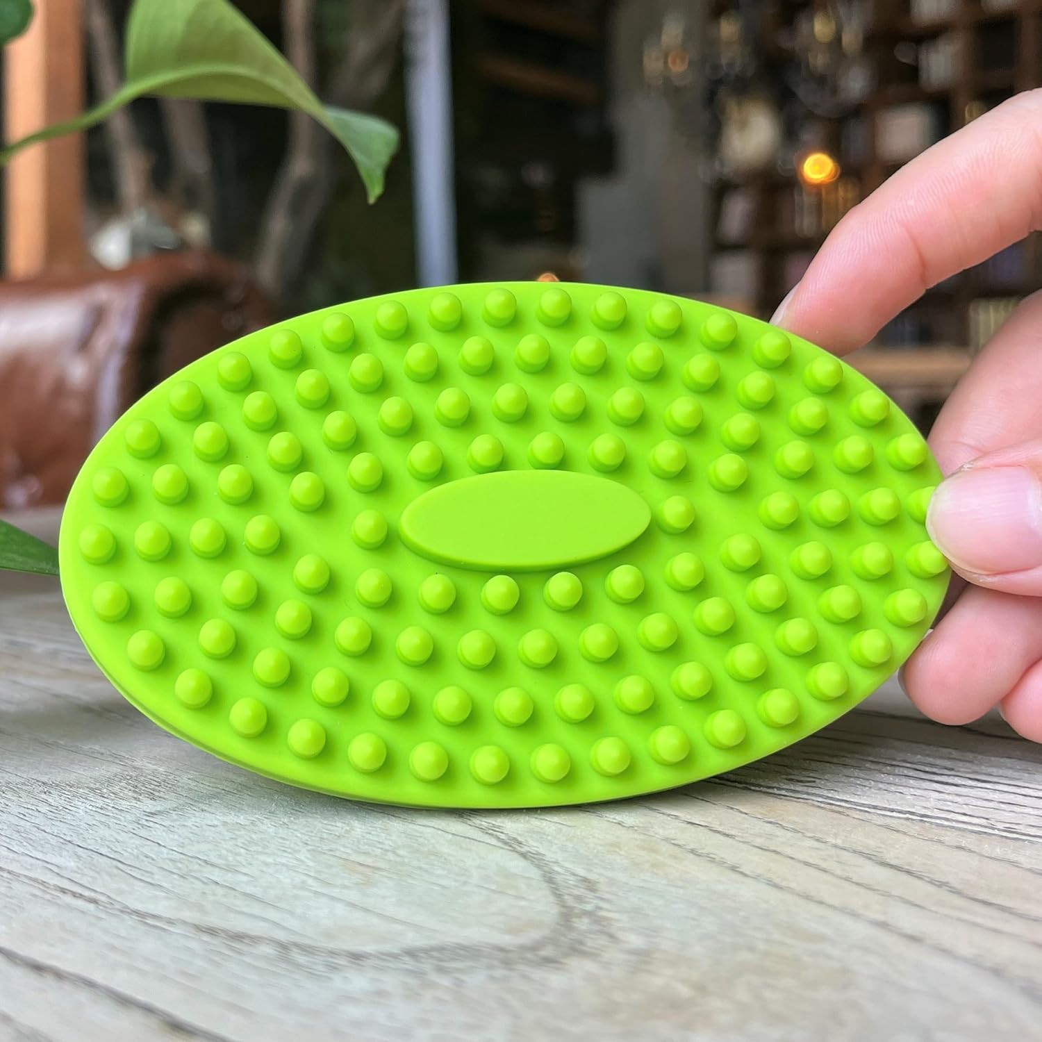 Premium Sensory Brush for Kids or Autism,Soft Silicone Body Scrubber,2 in 1 Sensory Room Occupational Therapy Sensory Brushes,Silicone Loofah,Pets Shower Brush Bath Brush Shampoo Brush(Whale-Teal)