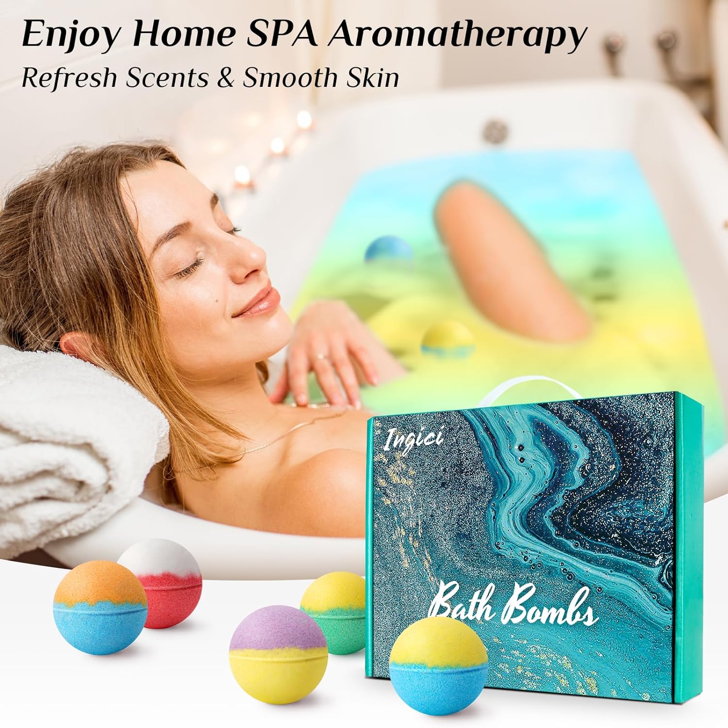 Bath Bombs Gift Set - 20Pcs Bath Bombs for Women.