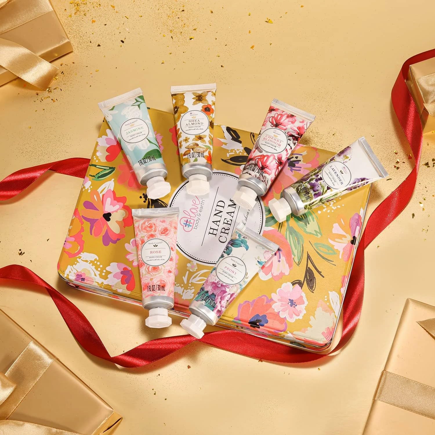 Body And Earth Love Hand Cream Gift Set for Women, Hand Lotion Sets for Easter Gifts
