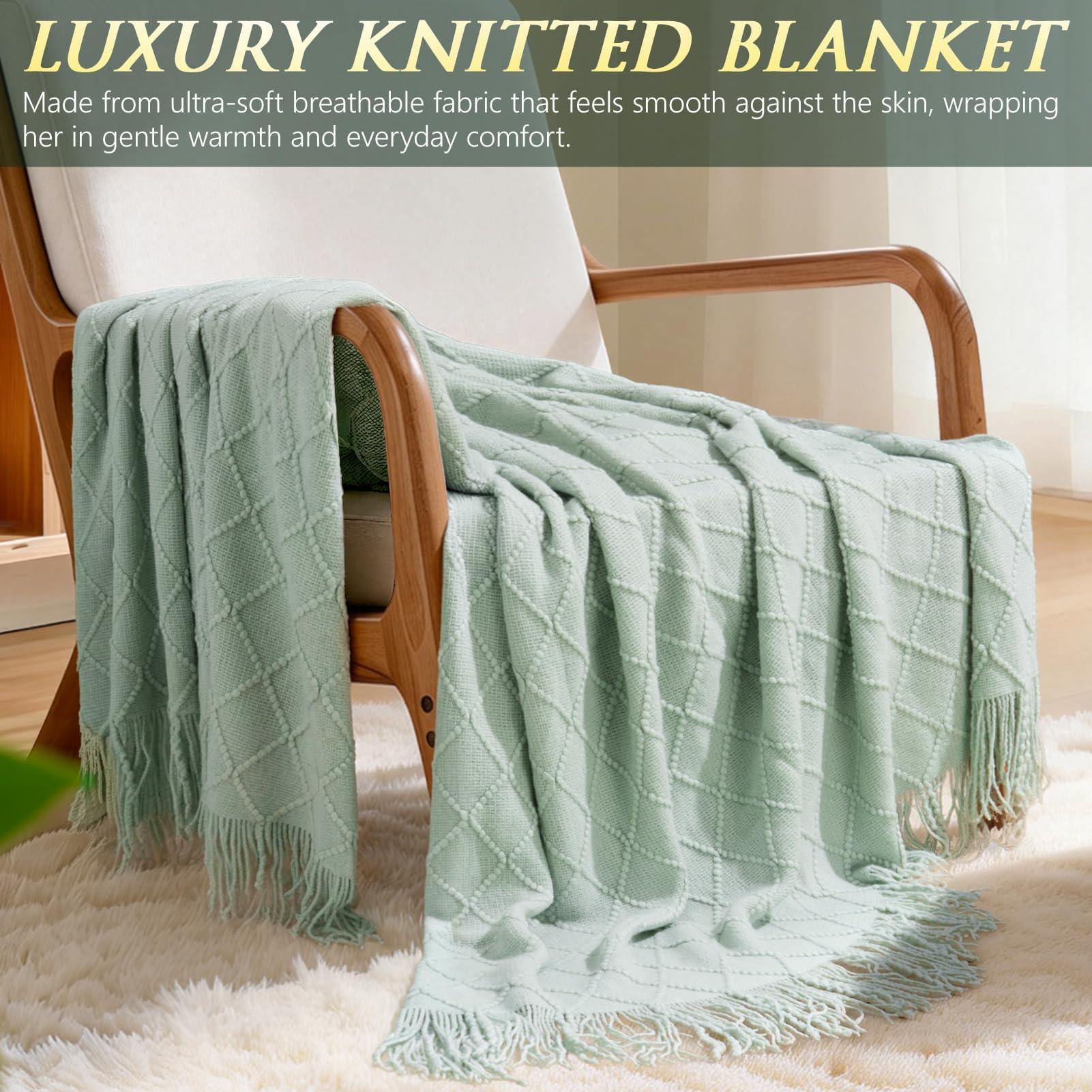 Luxury Gift Basket for Women Basket for Women – Luxury Self Care Spa Set with Blanket, Tumbler & Relaxing Essentials.