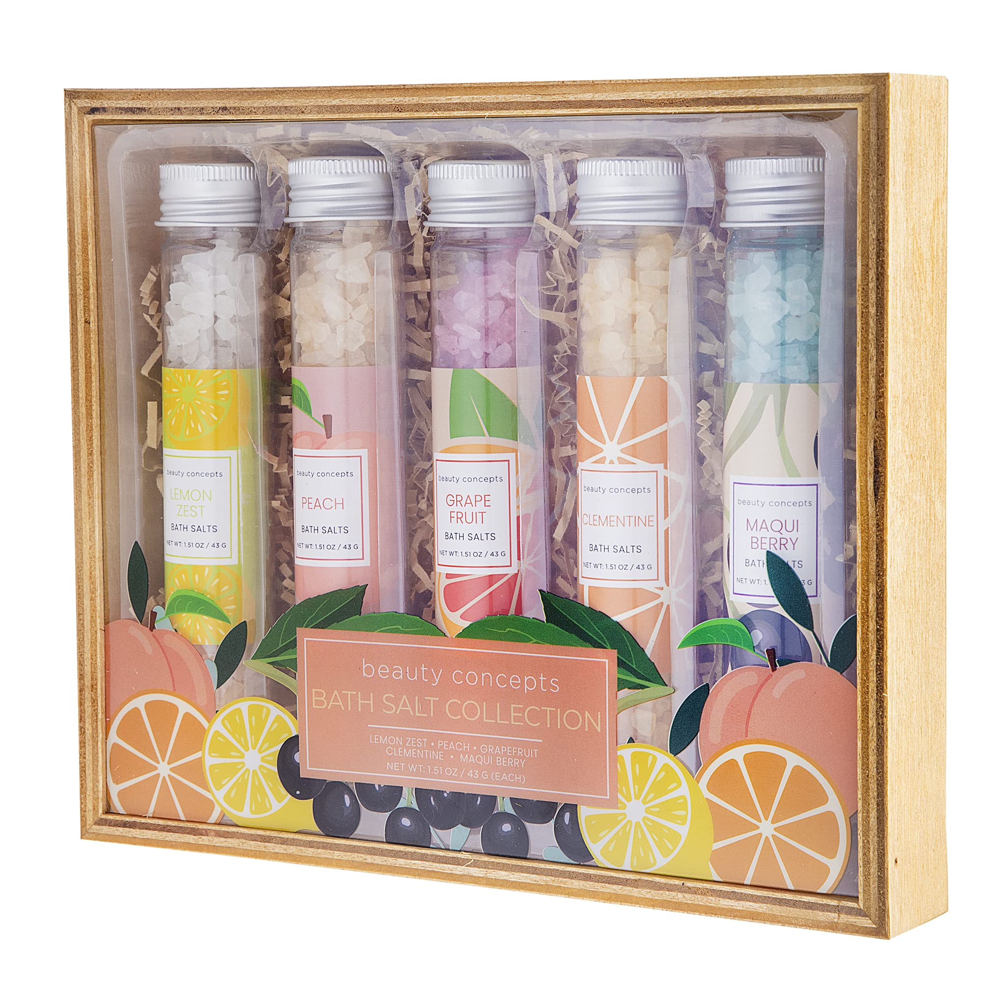 B.C. Beauty Concepts Aromatherapy Bath Salts- Epsom Salts for Soaking, Relaxing Bath Spa Set